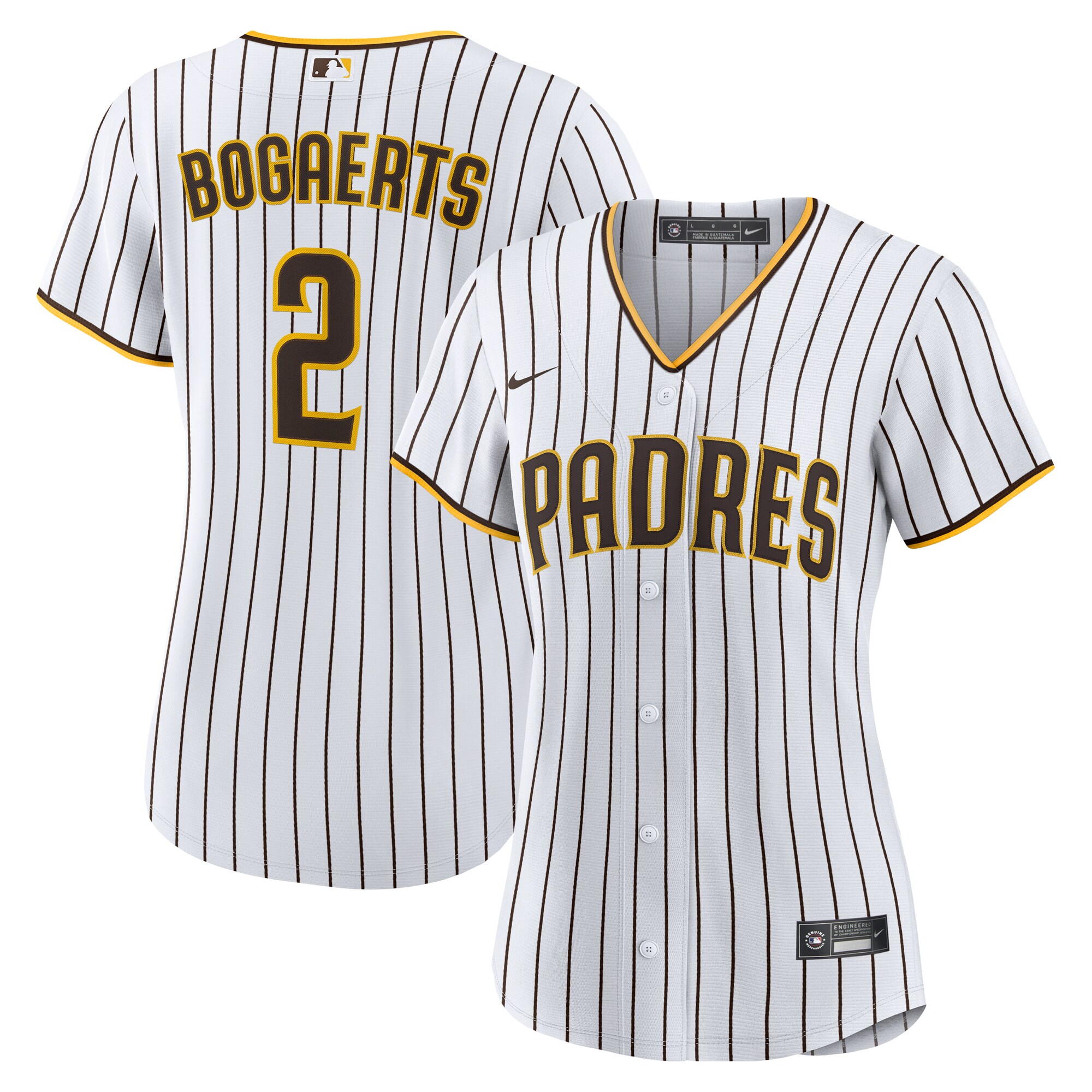 San Diego Padres Xander Bogaerts White Home MLB Jersey Women's