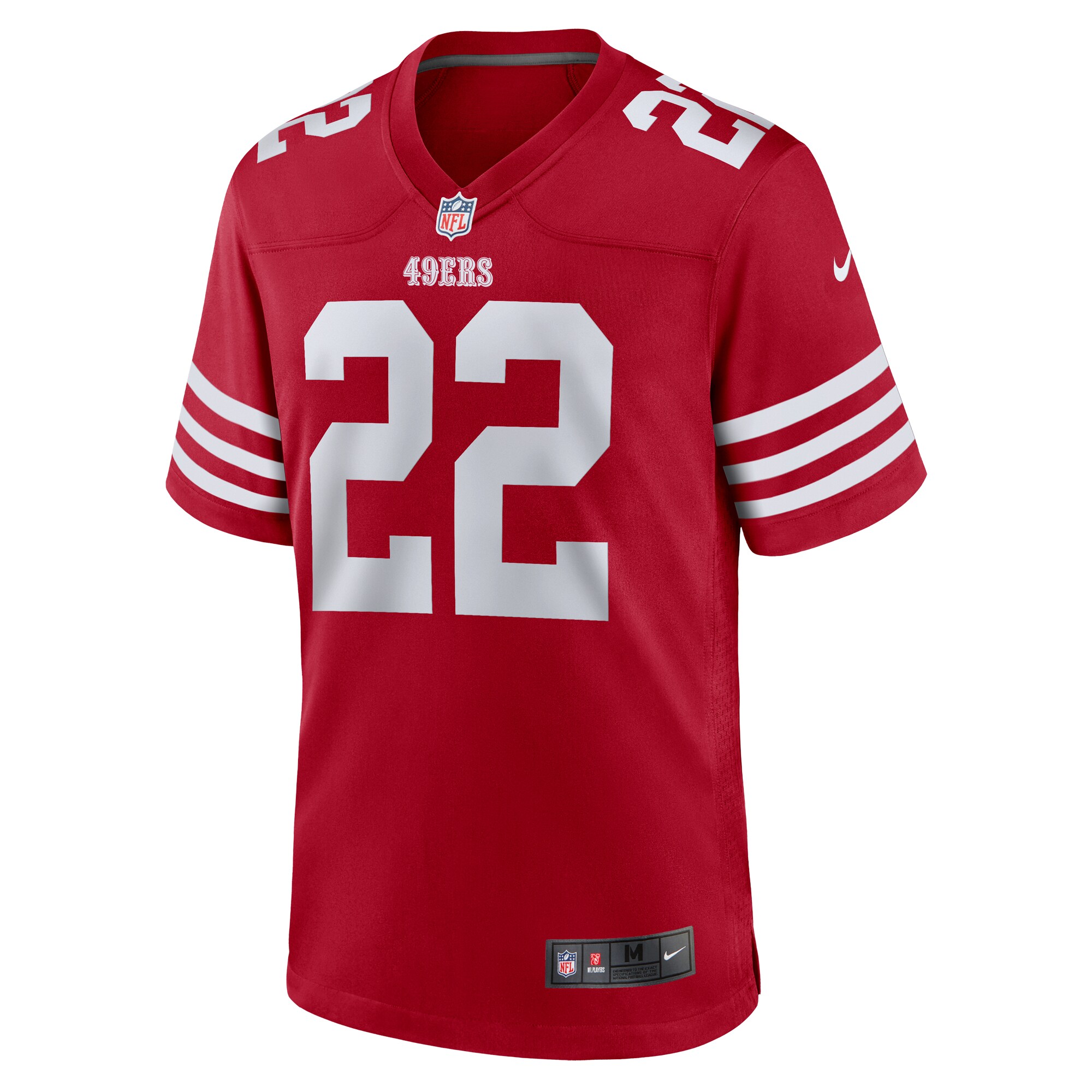 San Francisco 49ers Isaac Yiadom Scarlet Team Game NFL Jersey Men's