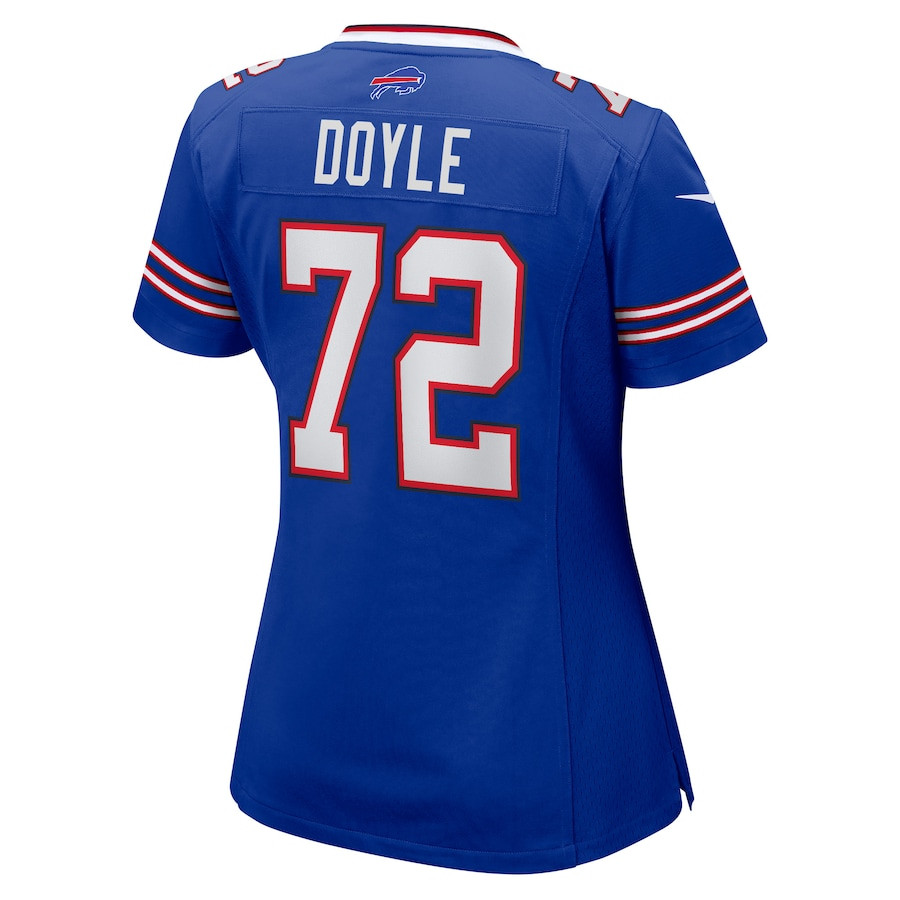 Tommy Doyle 72 Buffalo Bills Game Royal NFL Jersey Women's