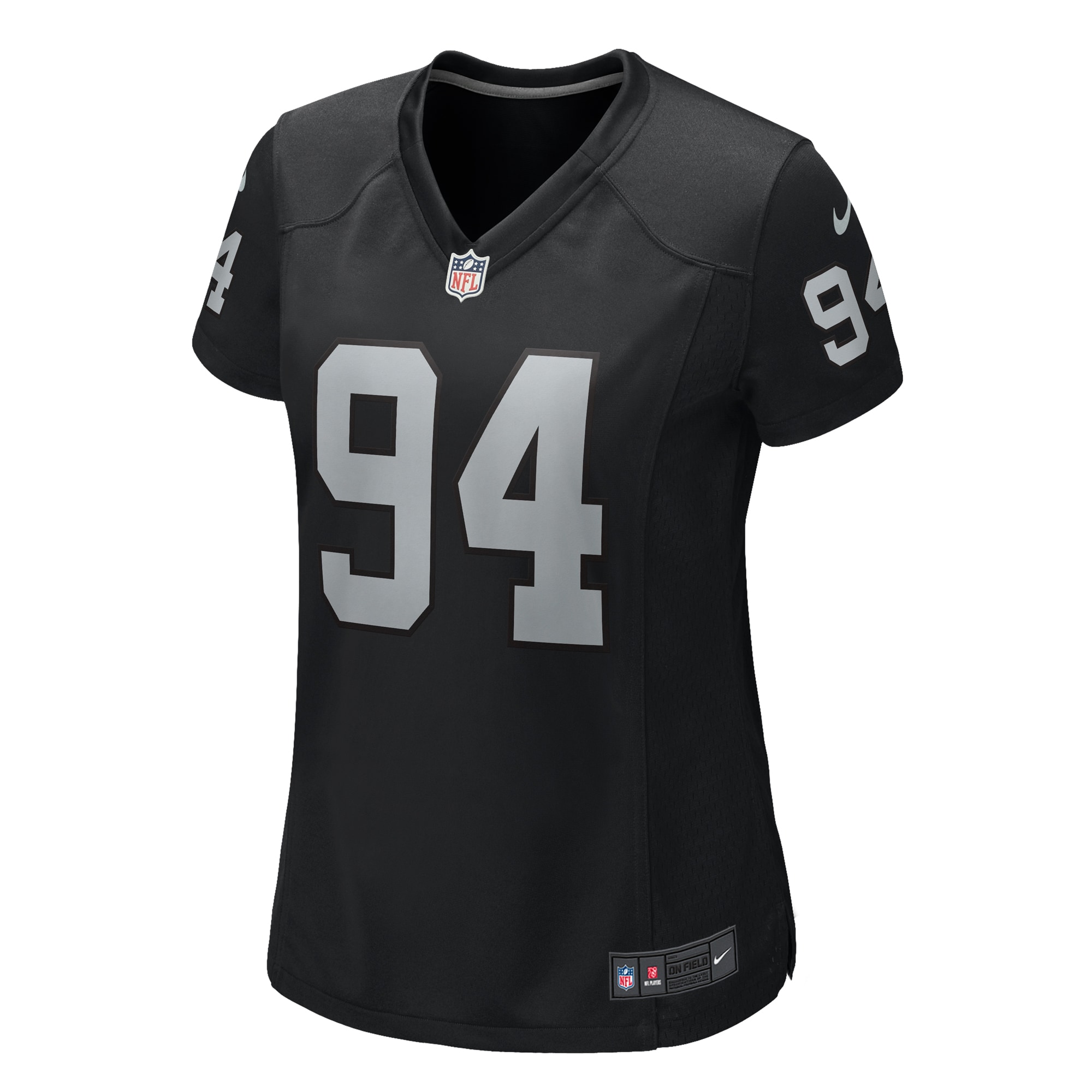 Las Vegas Raiders Christian Wilkins Black Game NFL Jersey Women's