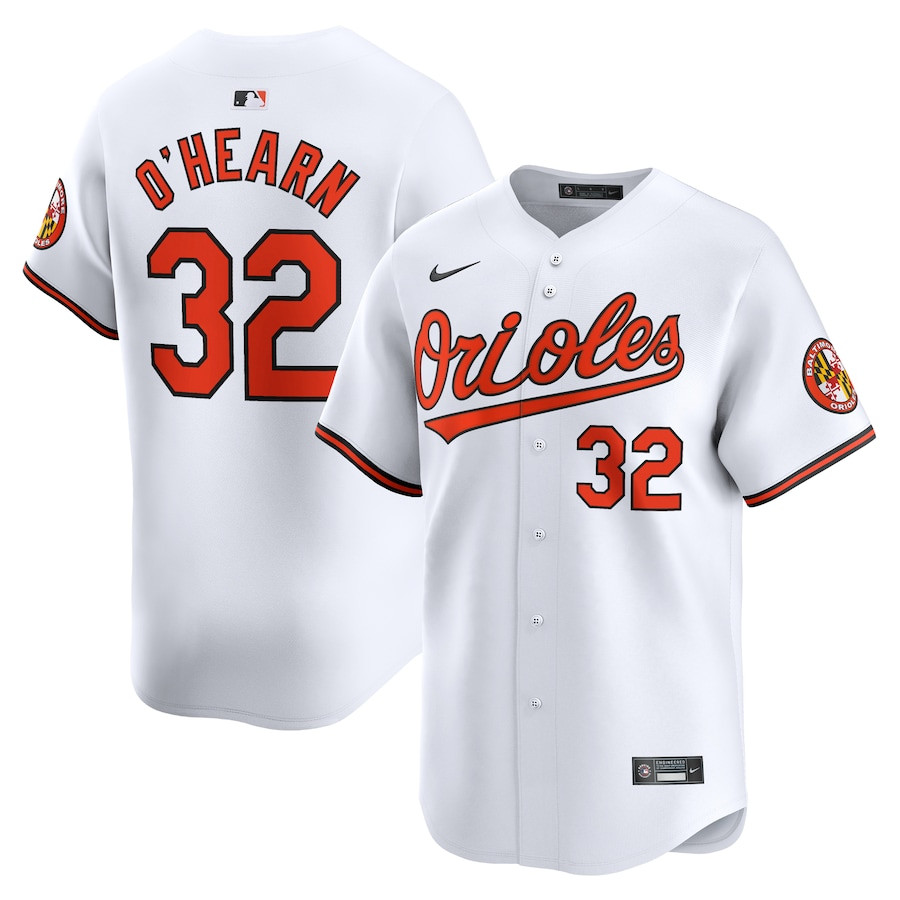 Ryan O'Hearn 32 Baltimore Orioles Home Limited White MLB Jersey Men's