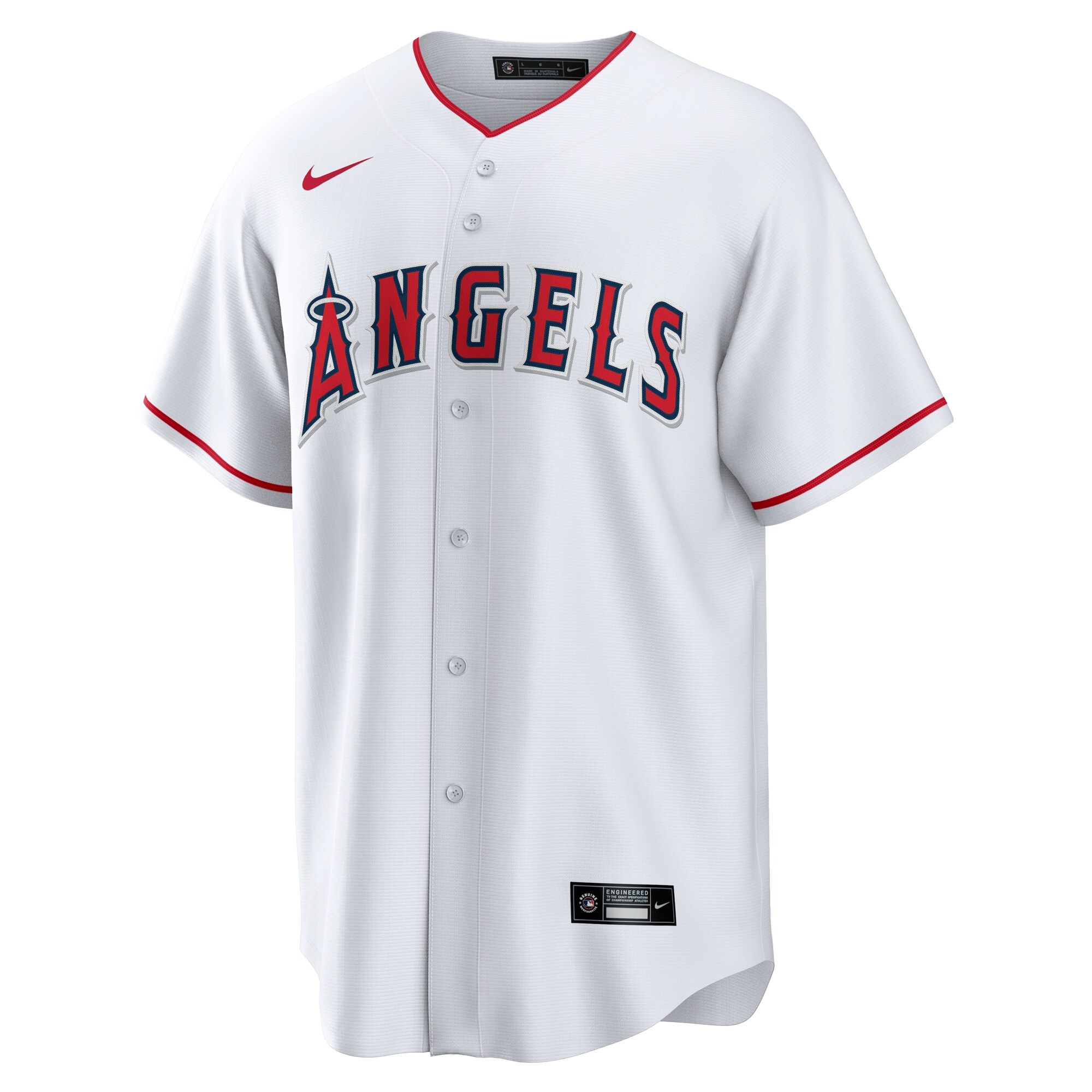 Los Angeles Angels White #1 Dad Home MLB Jersey Men's