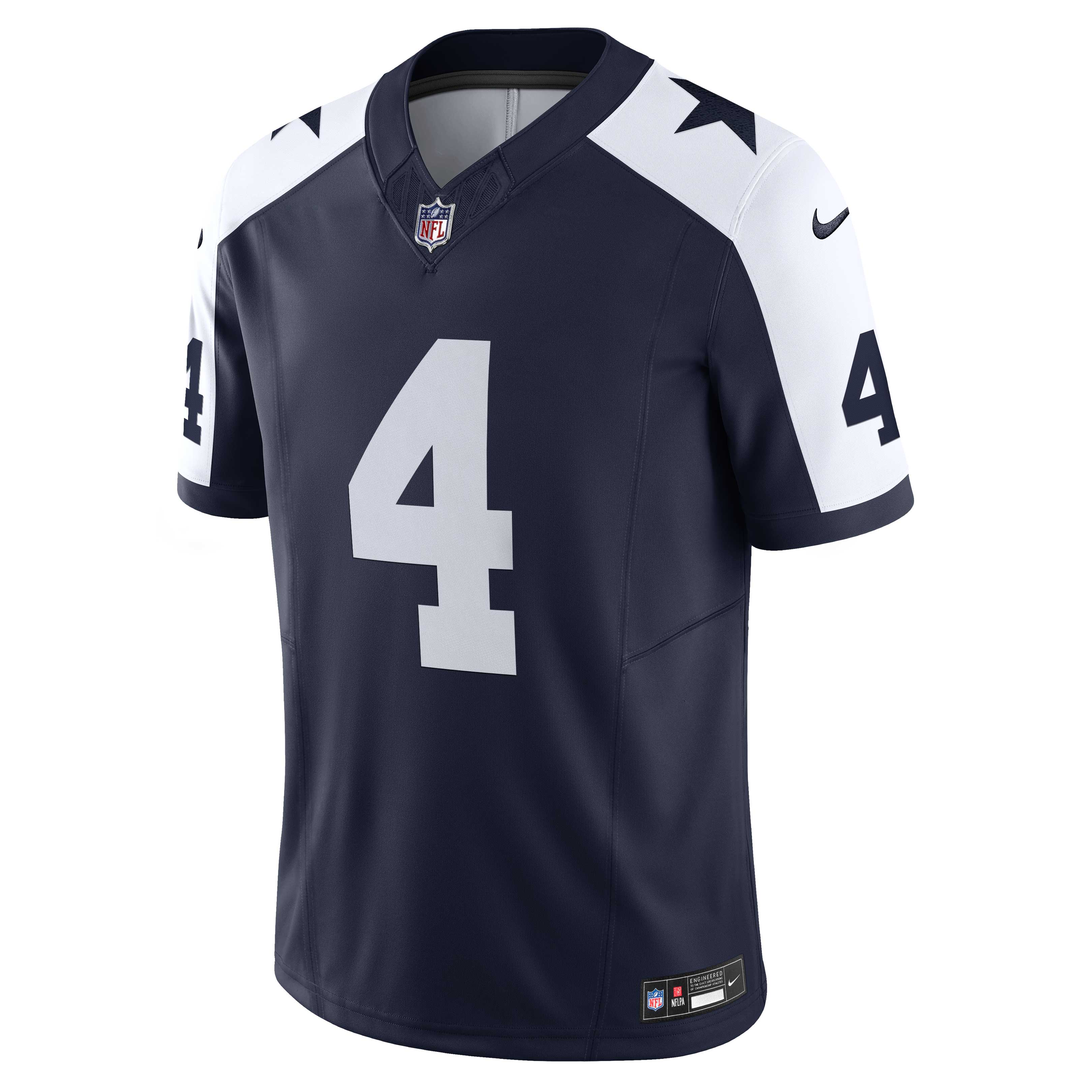 Dallas Cowboys Dak Prescott Navy Vapor F.U.S.E. Limited NFL Jersey Men's