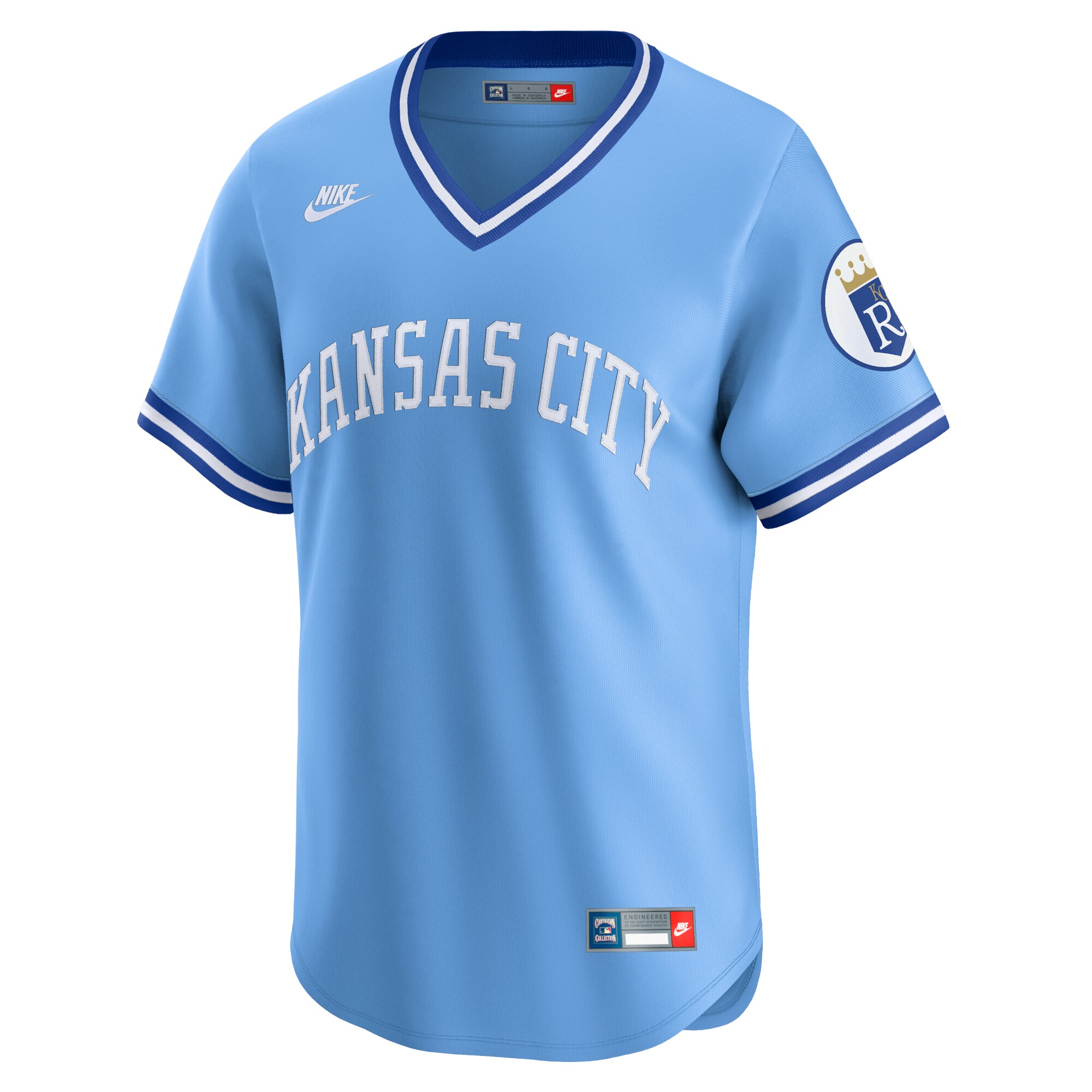 Kansas City Royals Light Blue Cooperstown Collection Limited MLB Jersey Men's