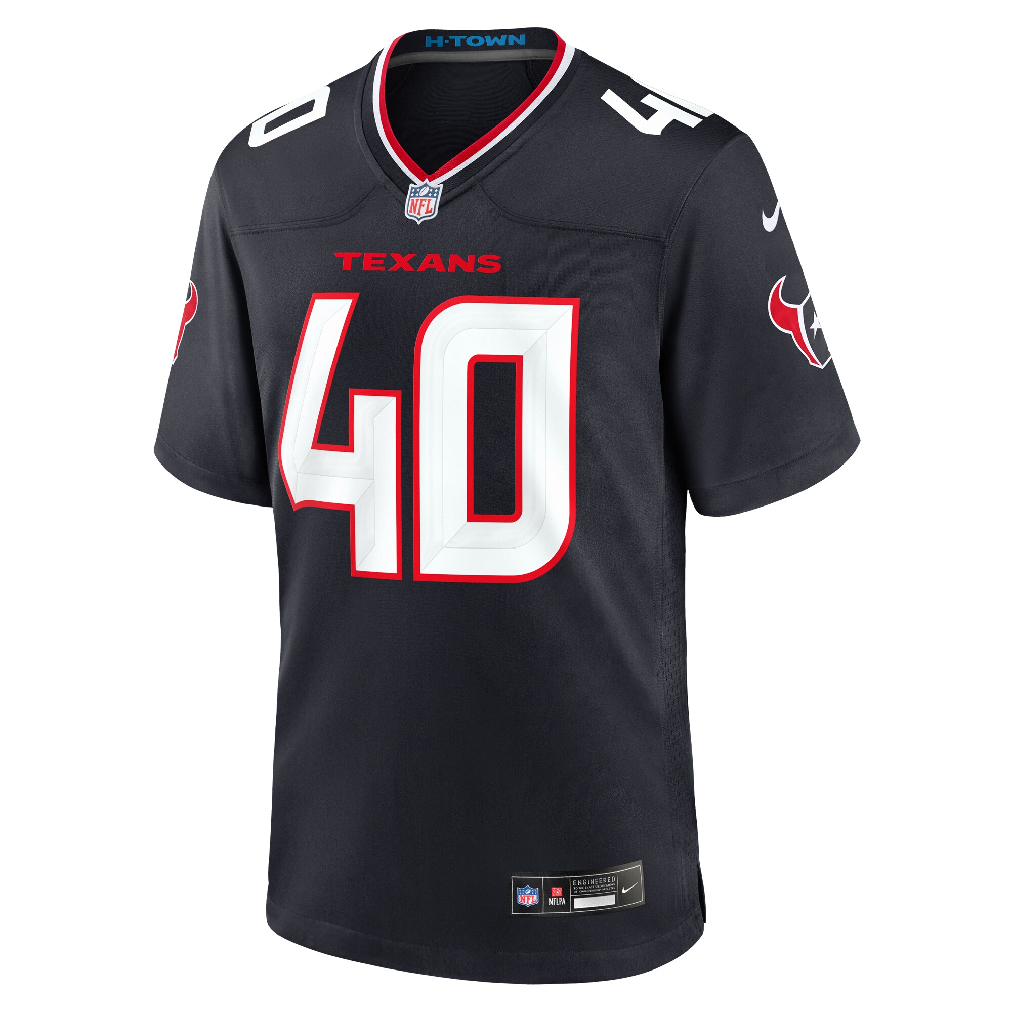 Houston Texans Dalton Keene Navy Team Game NFL Jersey Men's