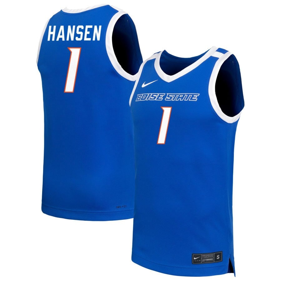Mya Hansen 1 Boise State Bronco Unisex NIL Royal NCAA Jersey Unisex