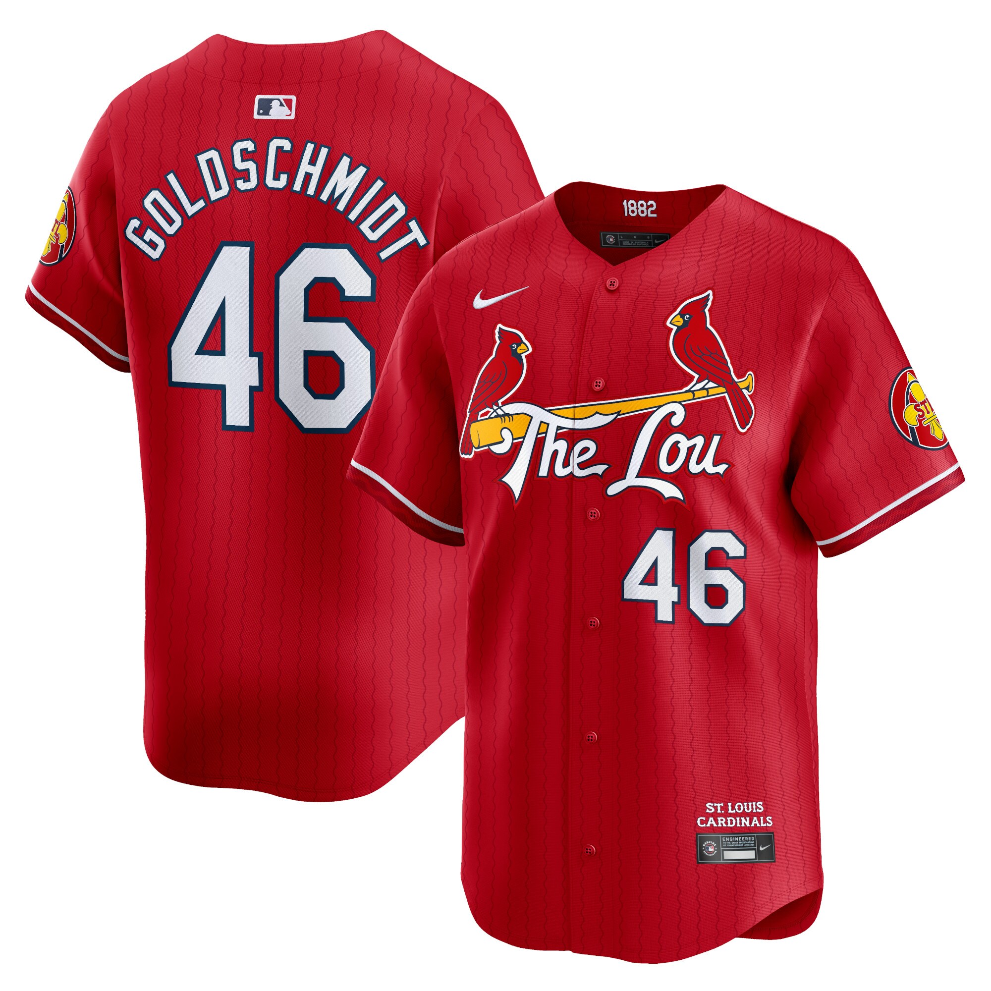St. Louis Cardinals Paul Goldschmidt Red 2024 City Connect Limited Player MLB Jersey Men's
