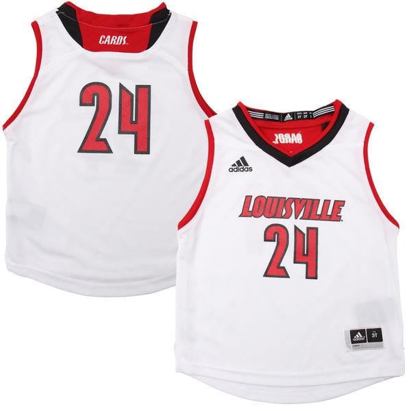 Louisville Cardinals 2 White NCAA Jersey Men's