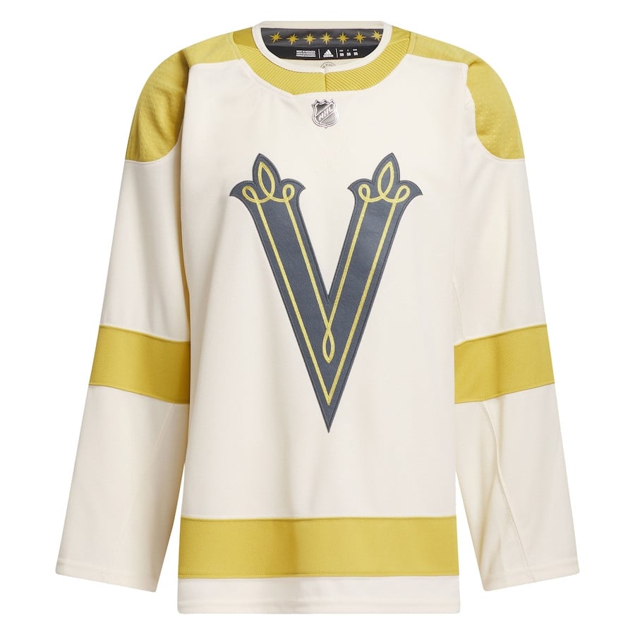 Vegas Golden Knights 2024 Winter Classic Primegreen Cream NHL Jersey Men's