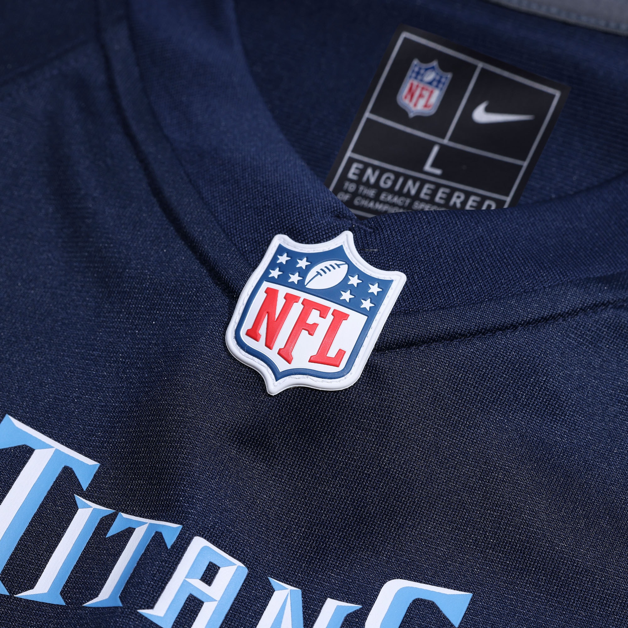 Tennessee Titans Jaelyn Duncan Navy Game NFL Jersey Men's