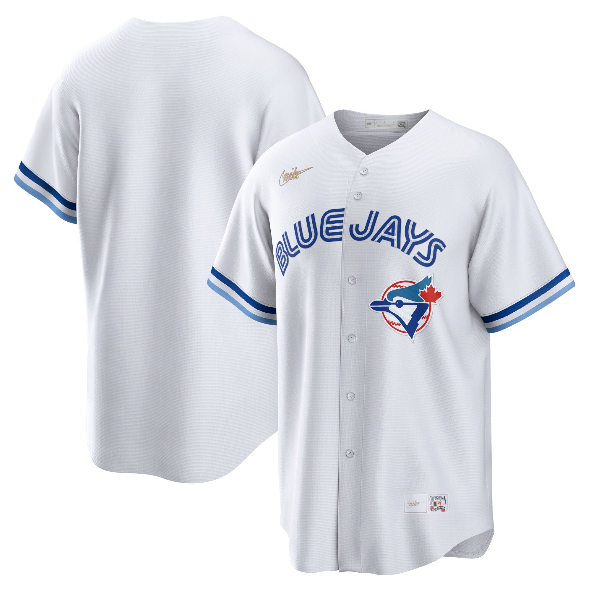 Toronto Blue Jays White Home Cooperstown Collection Team MLB Jersey Men's