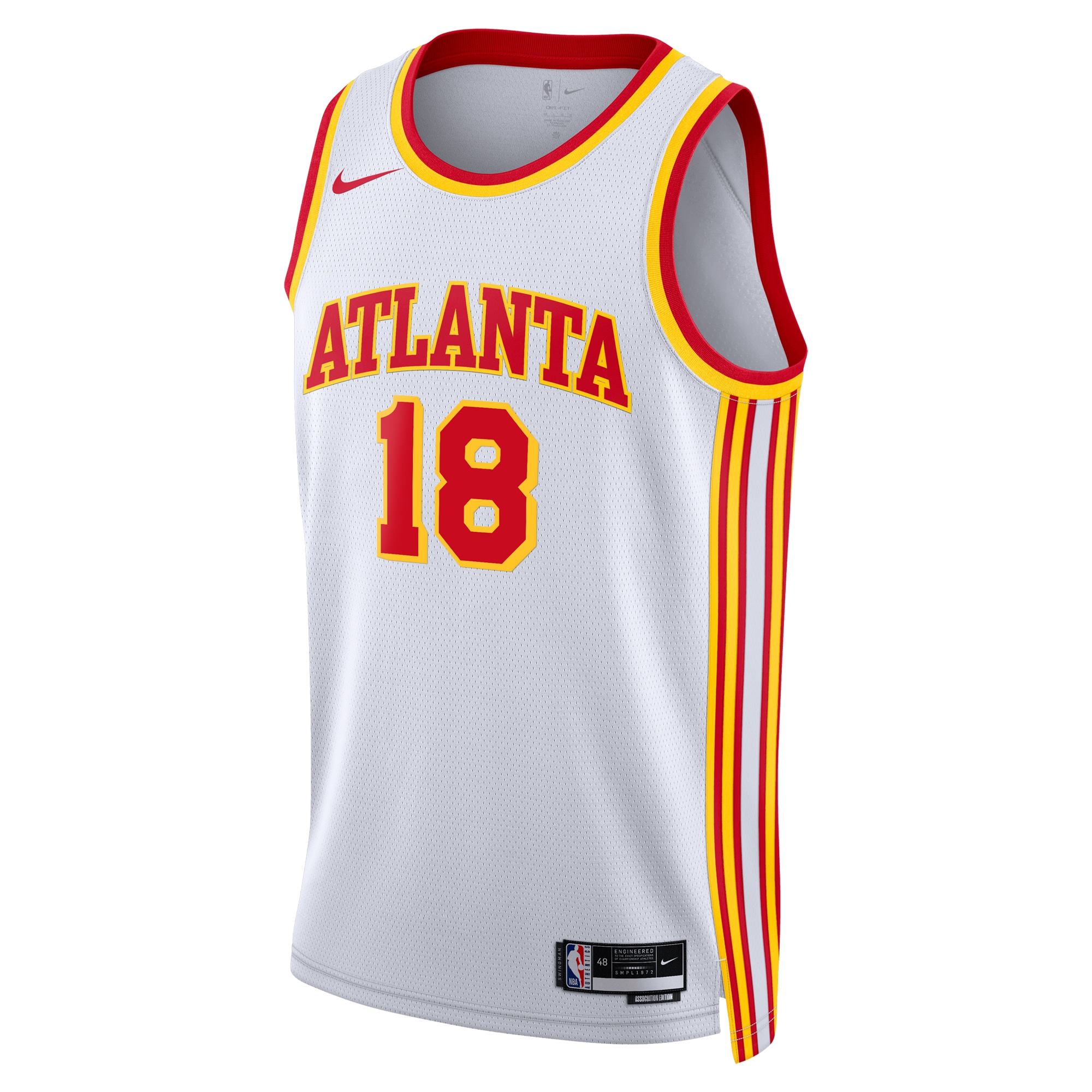Atlanta Hawks Association Edition Swingman White Mouhamed Guey Unisex NBA Jersey Unisex