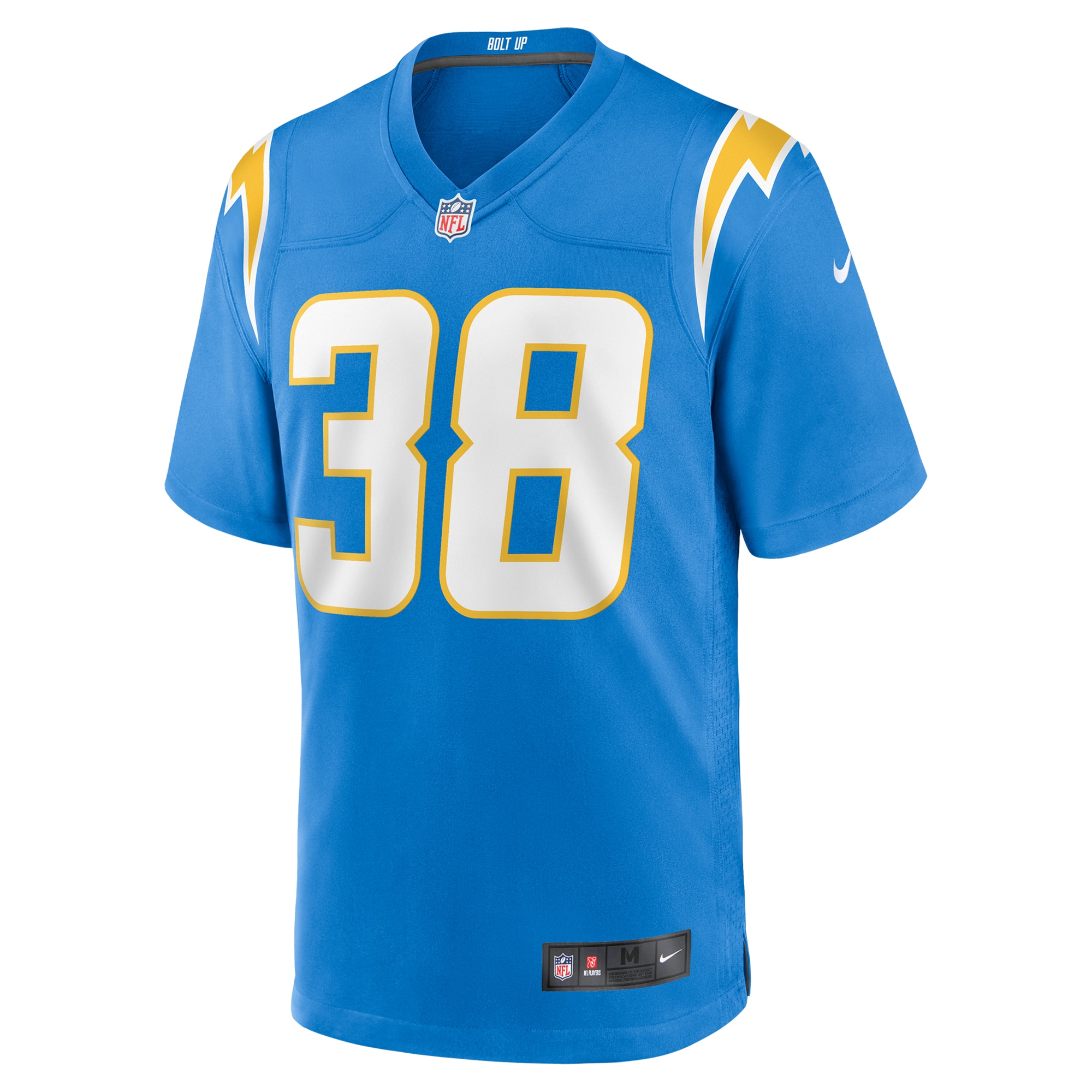Los Angeles Chargers Emany Johnson Powder Blue Team Game NFL Jersey Men's