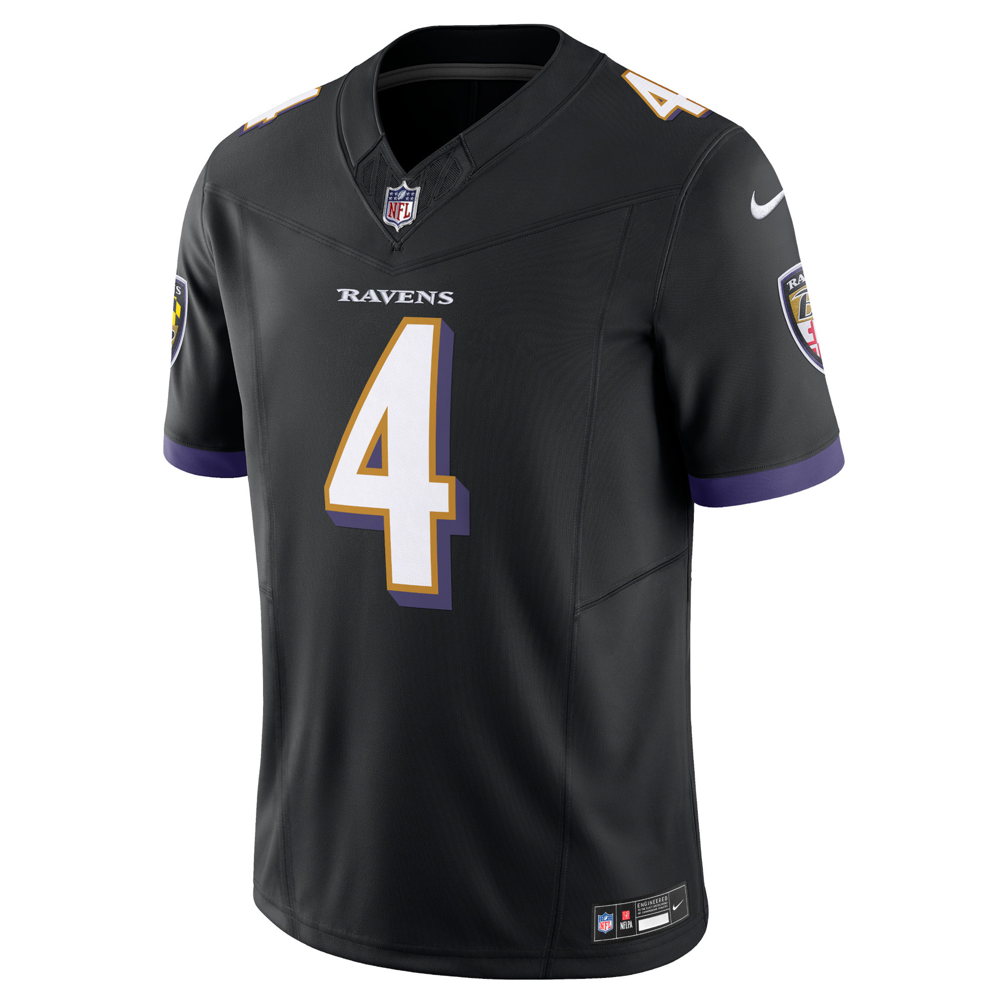 Baltimore Ravens Zay Flowers Black Alternate Vapor F.U.S.E. Limited NFL Jersey Men's
