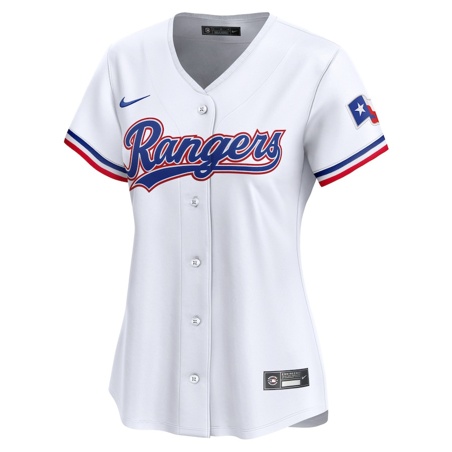 Texas Rangers Home Limited Player Custom White MLB Jersey Women's