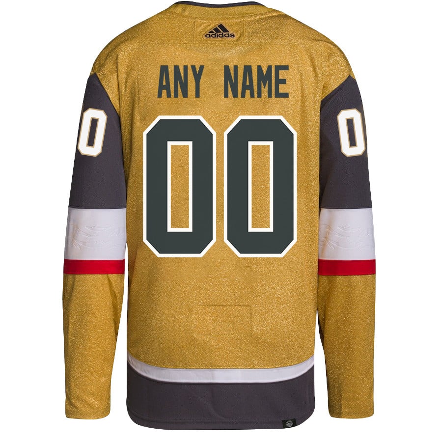 Vegas Golden Knights Stanley Cup 2023 Champions Patch Home Breakaway Custom Gold NHL Jersey Men's