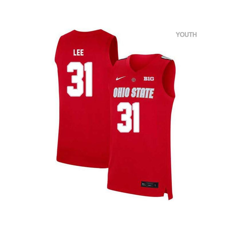 31 Anthony Lee Red Elite Ohio State Buckeyes NCAA Jersey Youth
