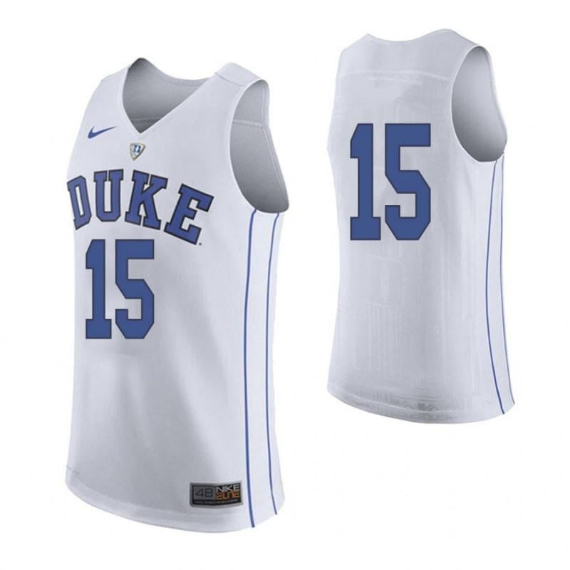 15 Alex OConnell Roa White Elite Duke Blue Devils NCAA Jersey Men's