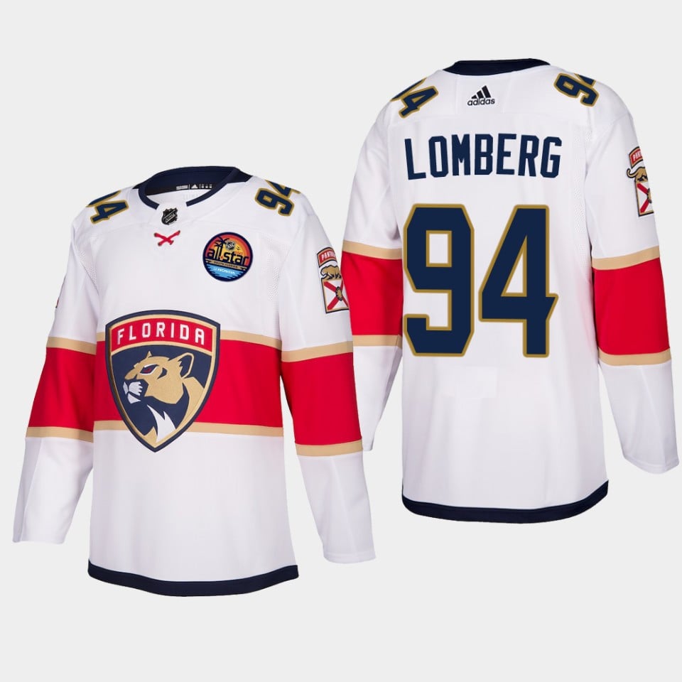 Ryan Lomberg 94 Florida Panthers 2023 All Star Game White Equipment NHL Jersey Men's