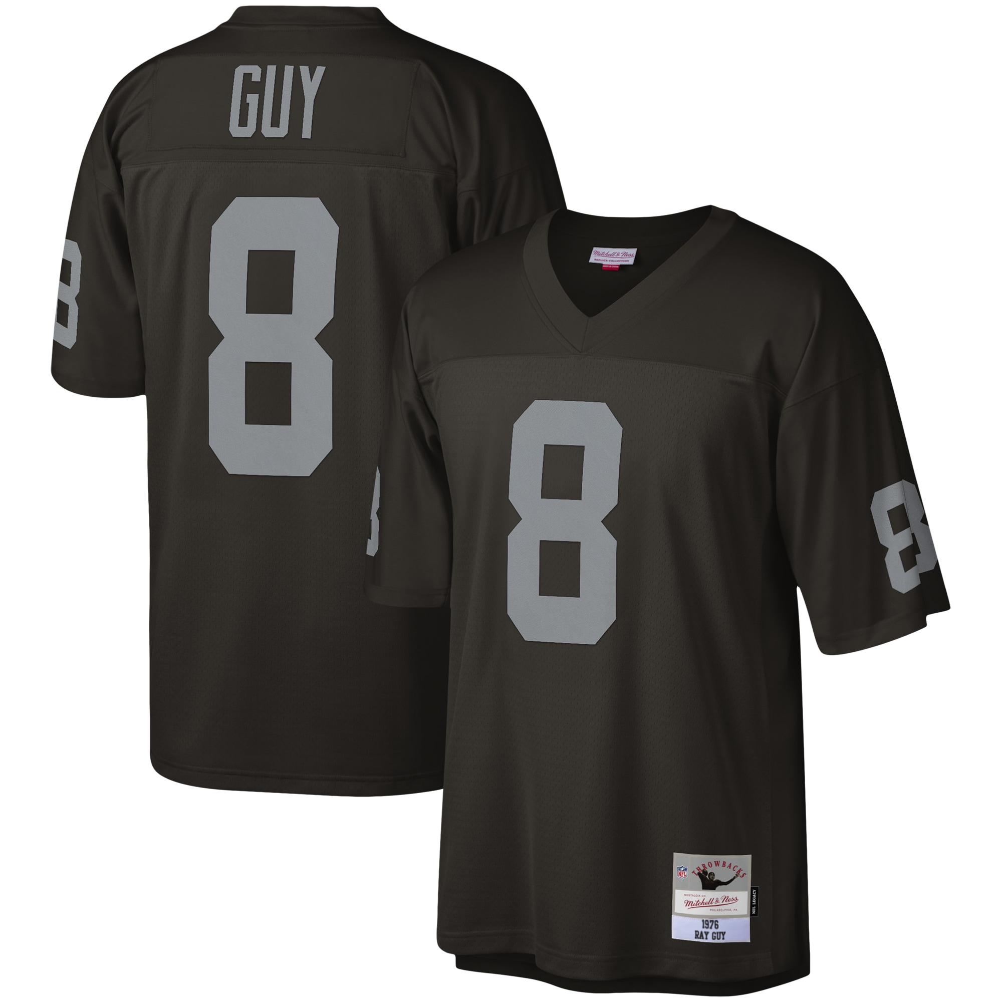 Las Vegas Raiders Ray Guy Mitchell Ness Black Legacy NFL Jersey Men's