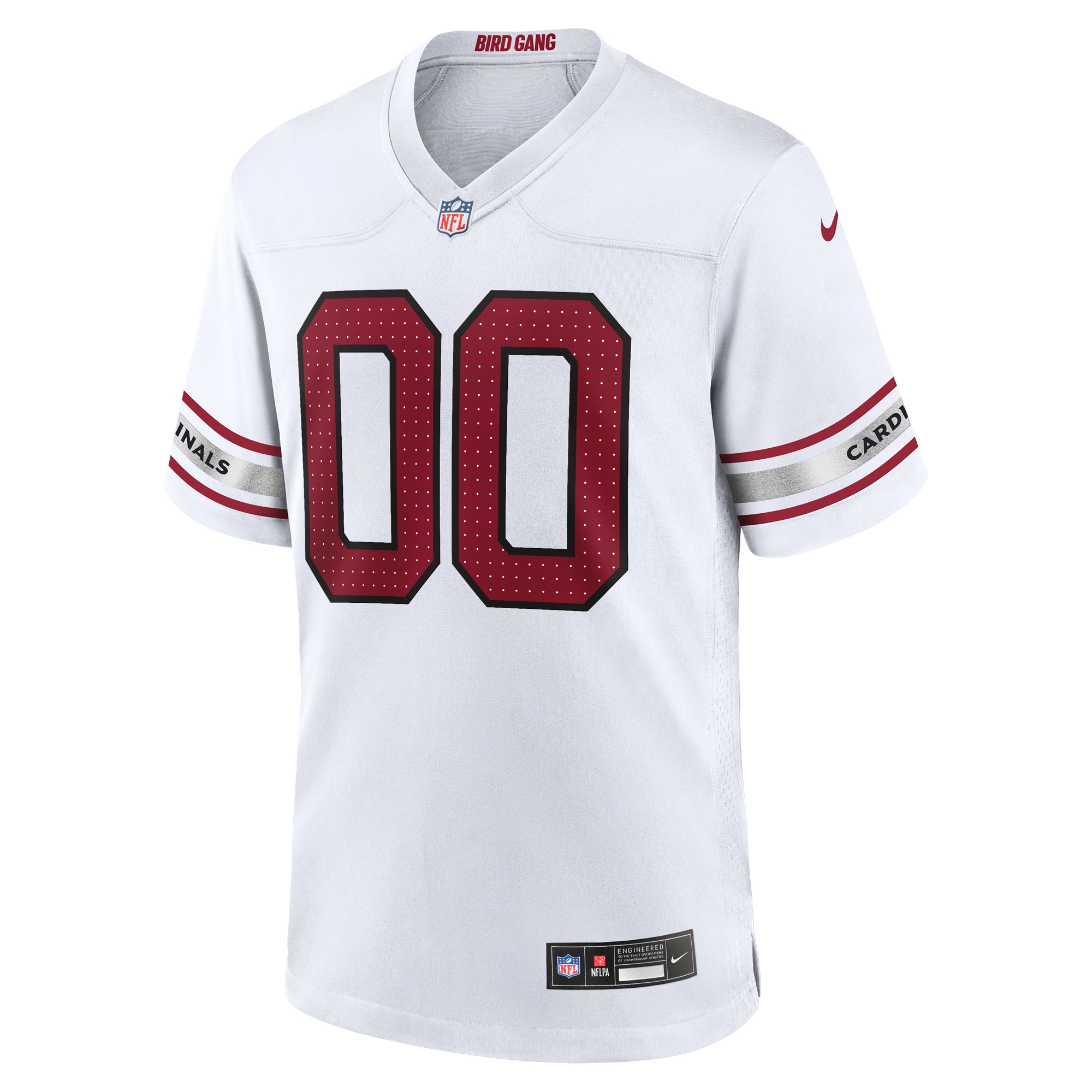 Arizona Cardinals White Custom Game NFL Jersey Men's