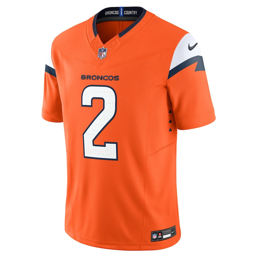 Patrick Surtain II 2 Denver Broncos Vapor F.U.S.E. Limited Orange NFL Jersey Men's