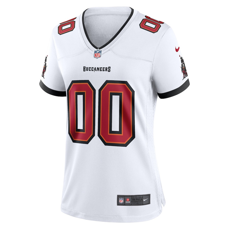Tampa Bay Buccaneers Custom Game White NFL Jersey Women's