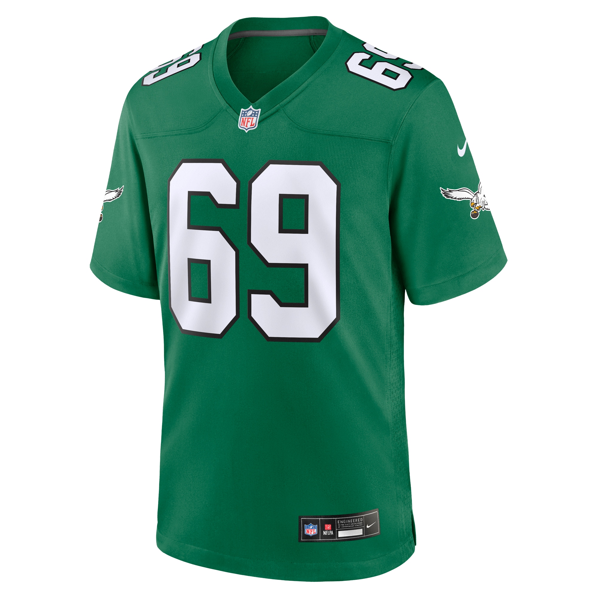 Philadelphia Eagles Landon Dickerson Kelly Green Alternate Game NFL Jersey Men's