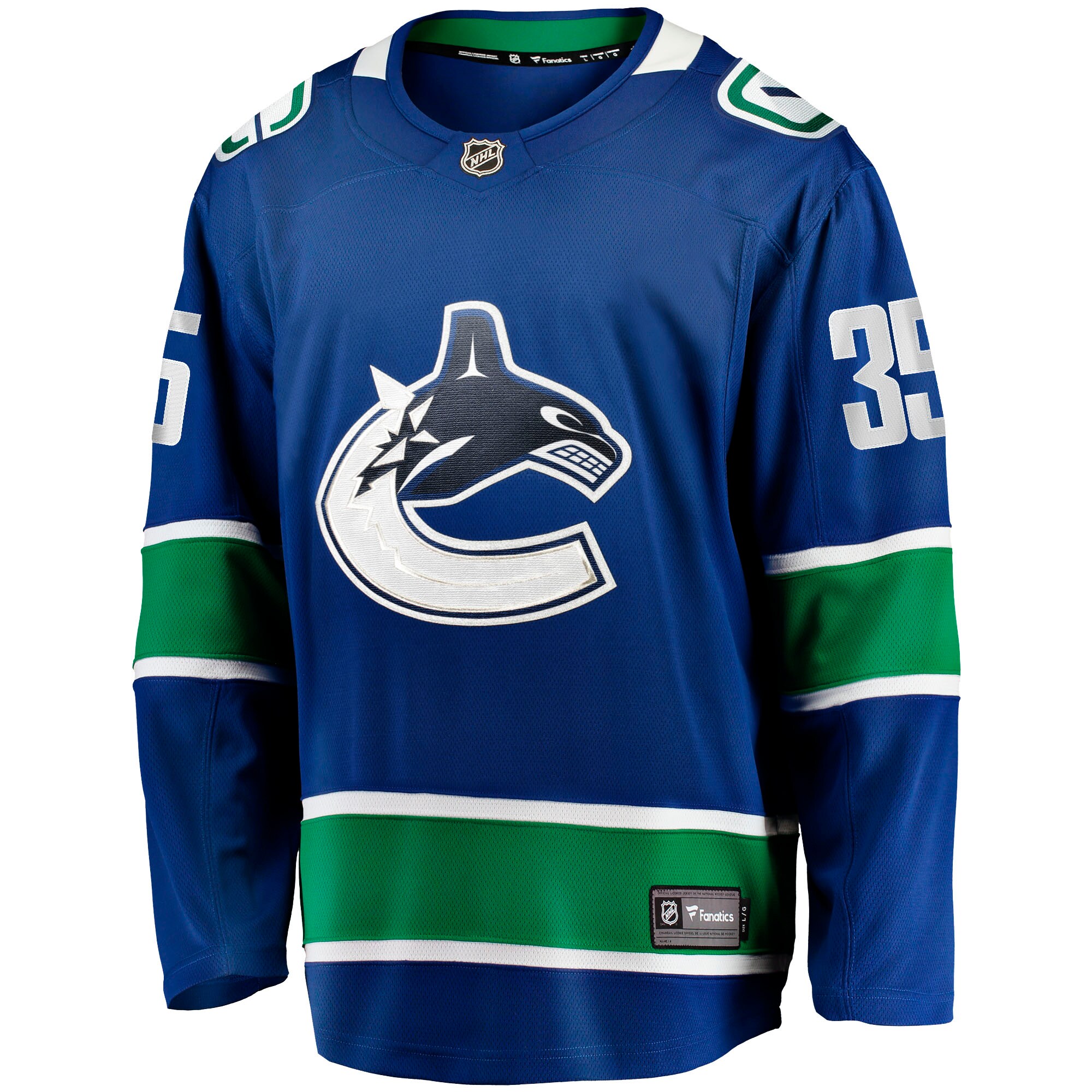 Vancouver Canucks Thatcher Demko Blue Home Breakaway NHL Jersey Men's