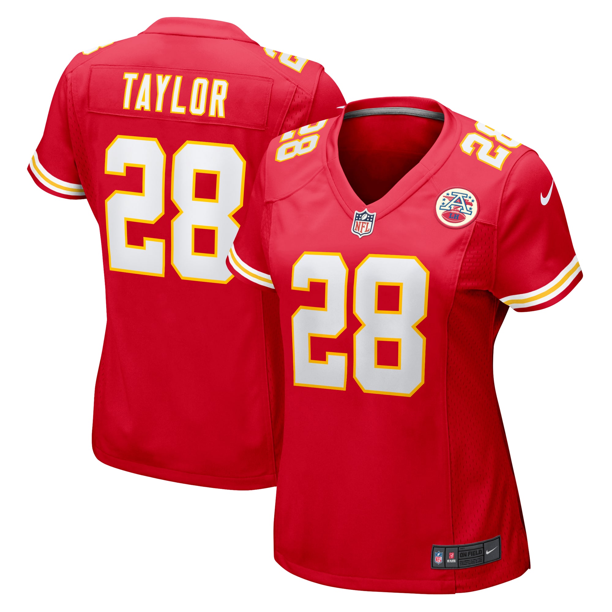 Kansas City Chiefs Keith Taylor Red Team Game NFL Jersey Women's