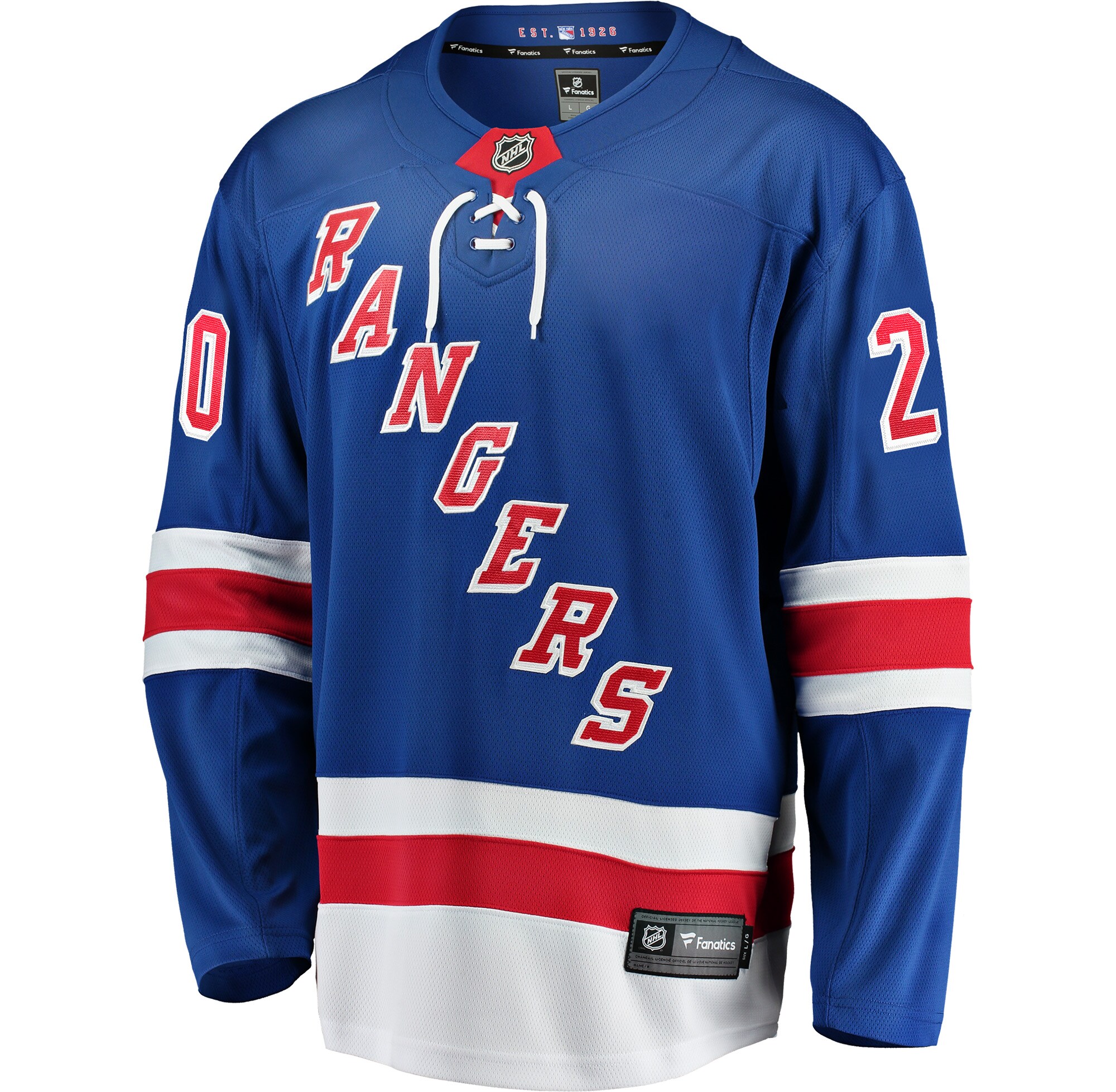 New York Rangers Chris Kreider Blue Home Breakaway Player NHL Jersey Men's