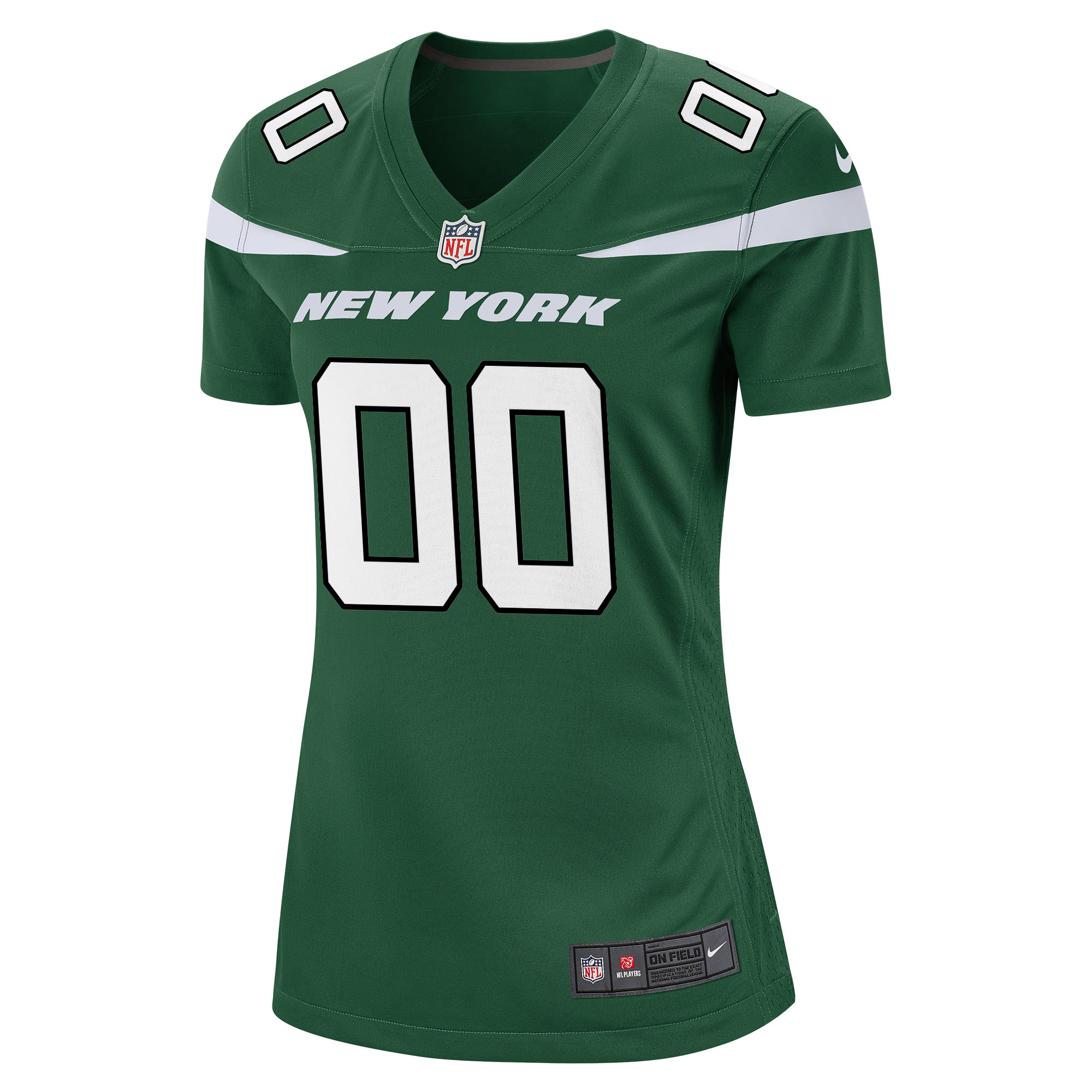 Gotham Green New York Jets Custom Game NFL Jersey Women's
