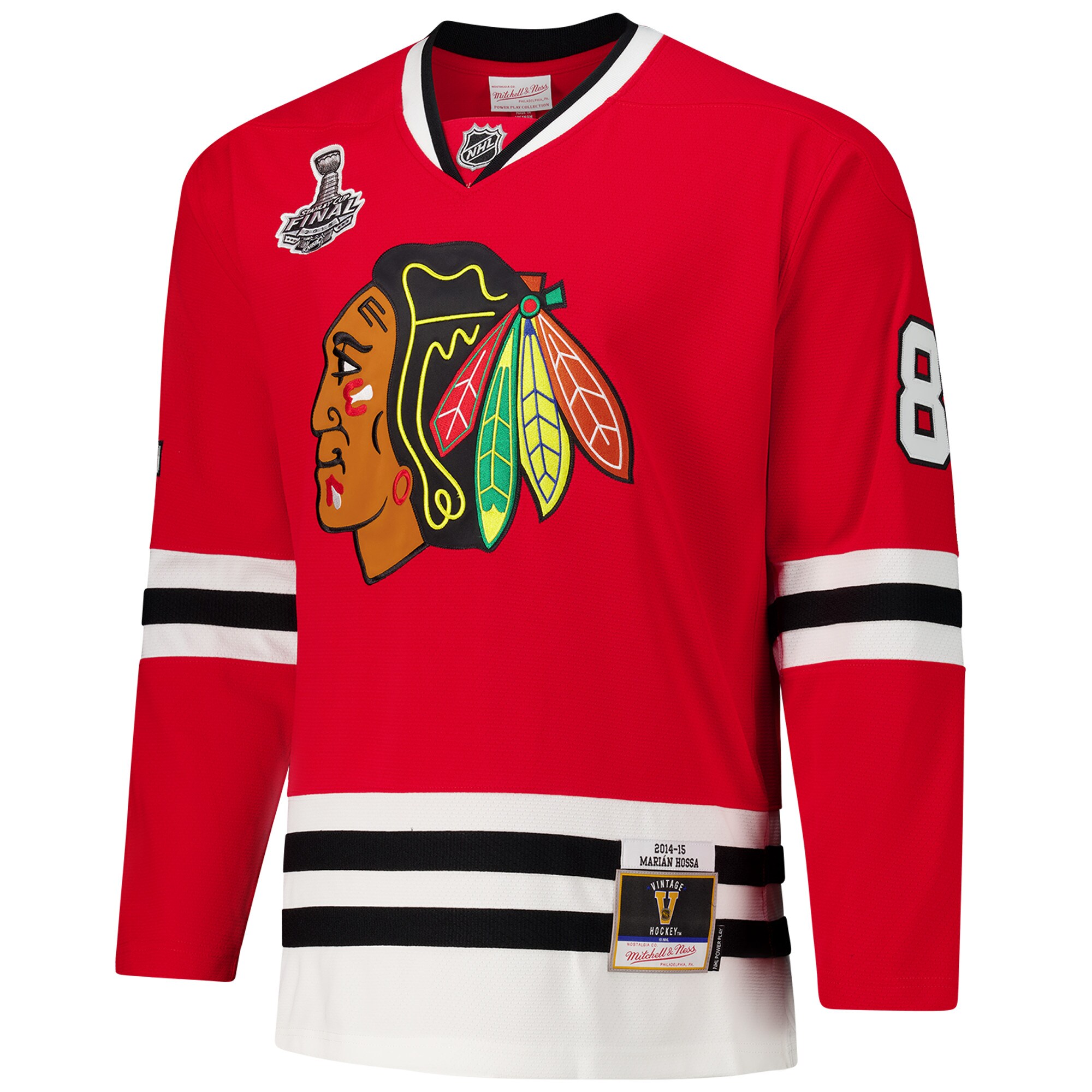 Chicago Blackhawks Marian Hossa Red 2014-15 Power Play NHL Jersey Men's