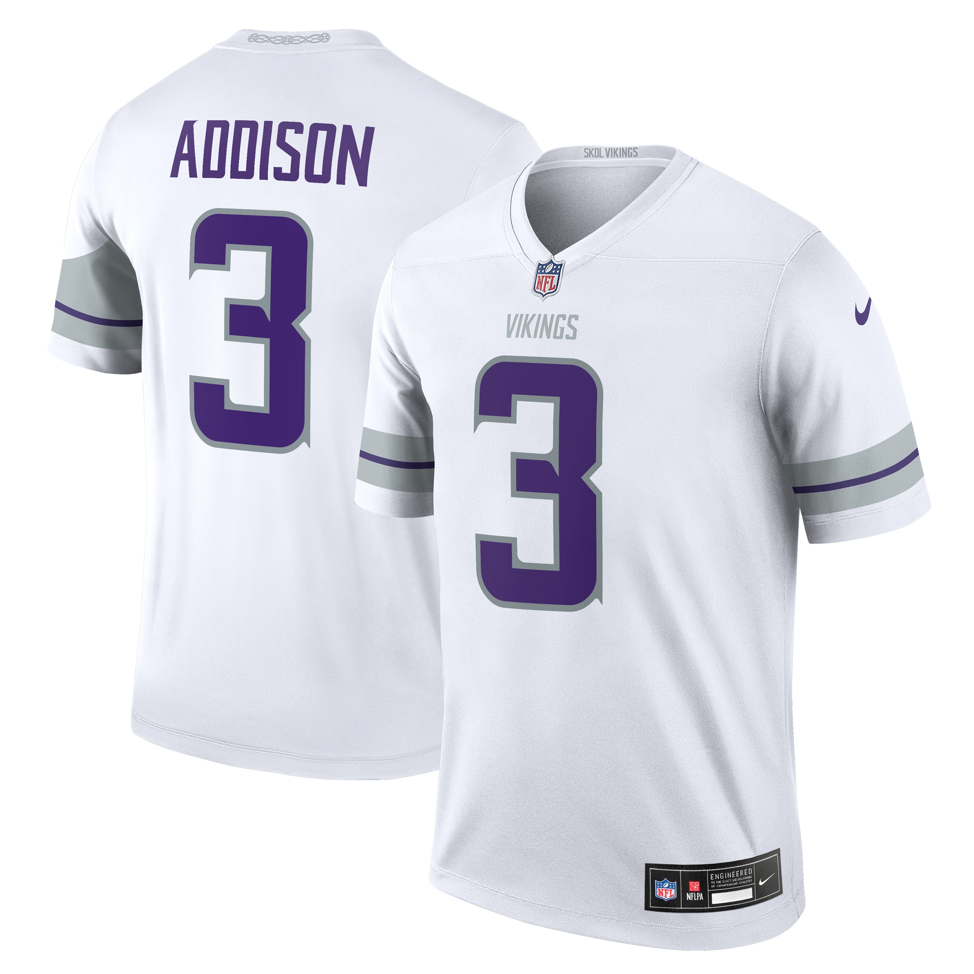 Minnesota Vikings Addison White Alternate Legend Player Performance Top NFL Jersey Men's