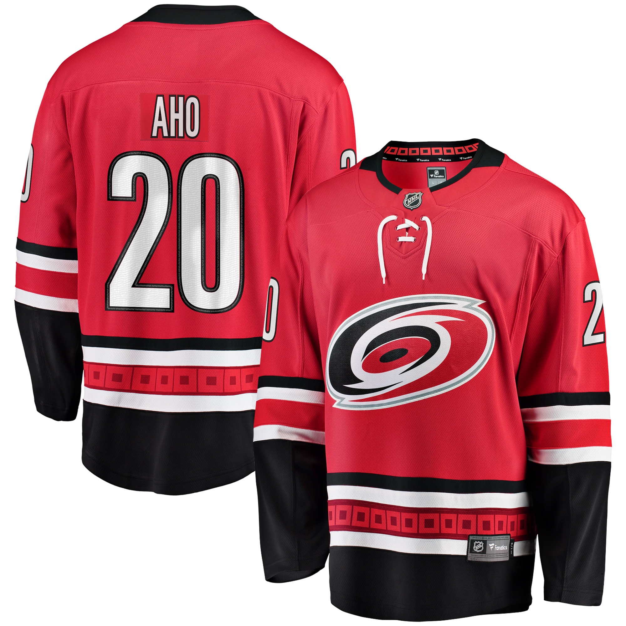 Carolina Hurricanes Sebastian Aho Red Alternate Breakaway Player NHL Jersey Men's