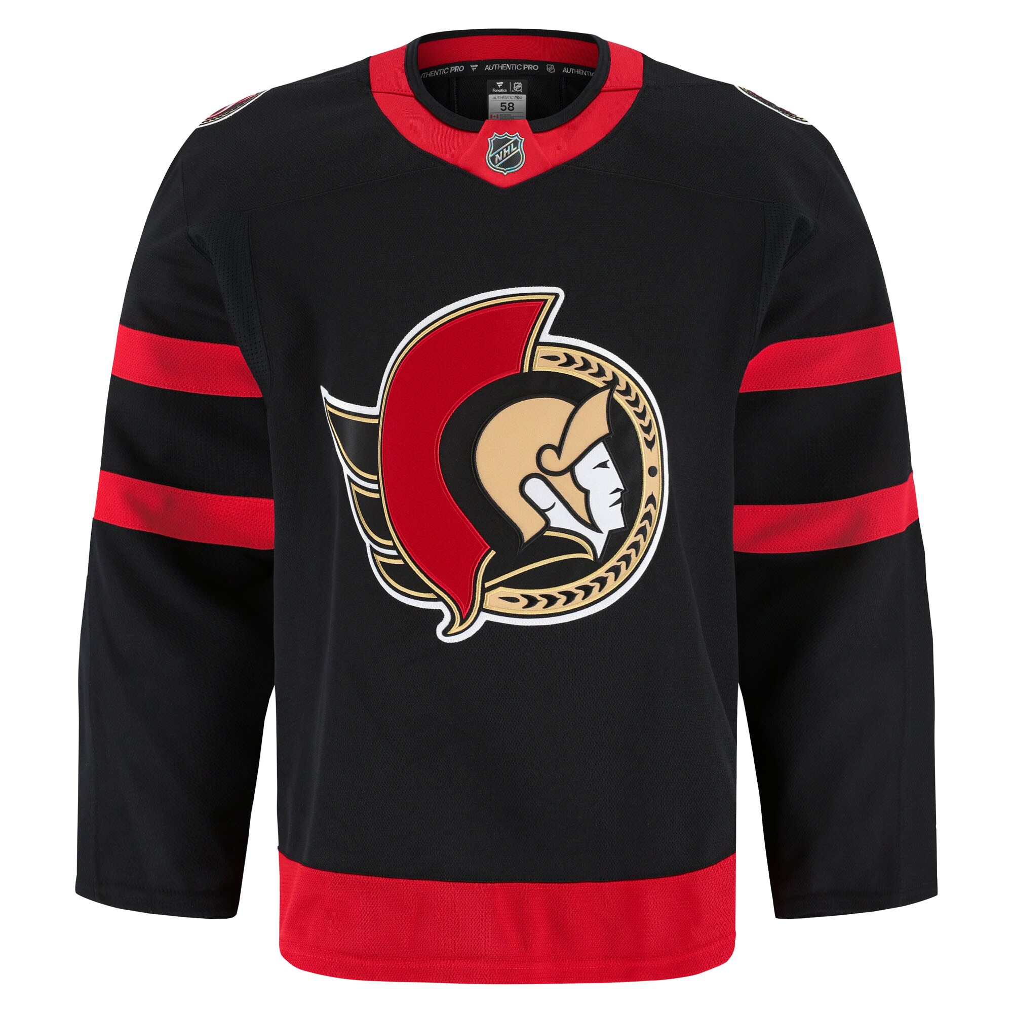 Ottawa Senators Black Home Pro NHL Jersey Men's