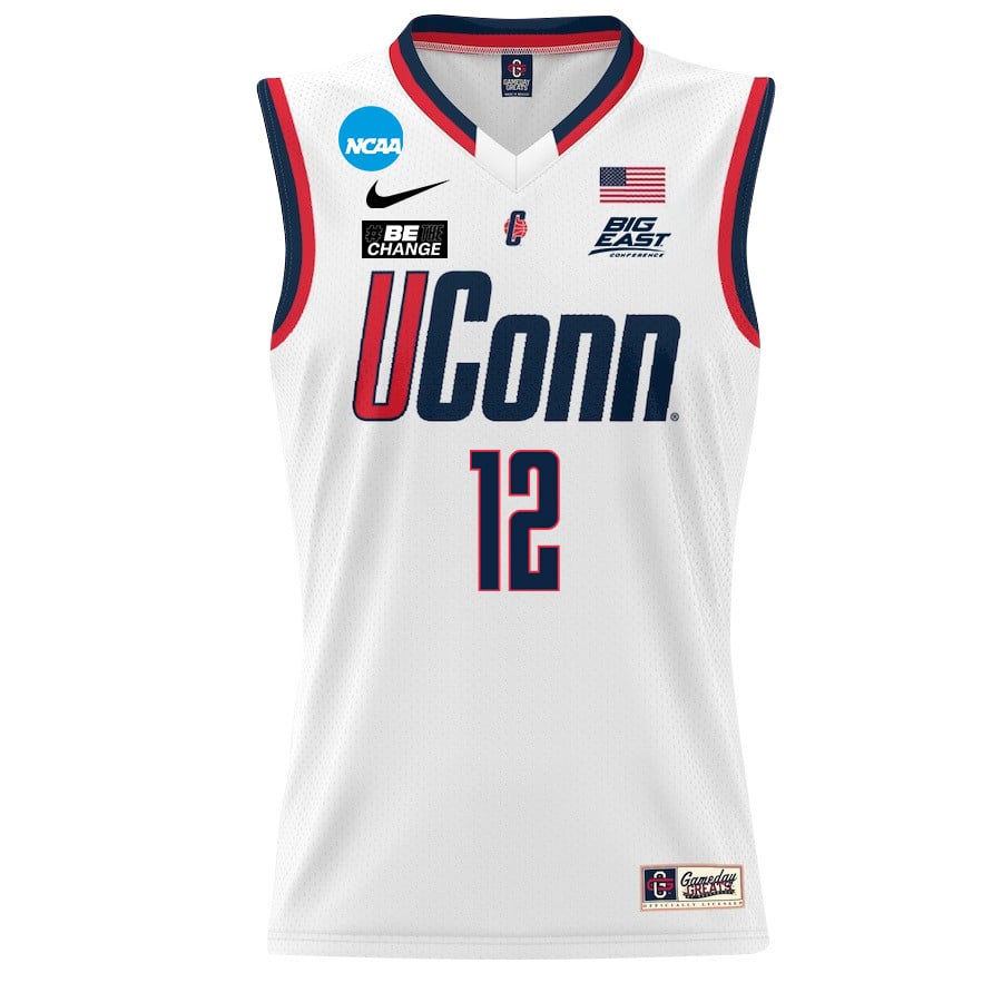 Ashlynn Shade 12 UConn Huskies 2024 White Unisex NCAA Jersey Unisex