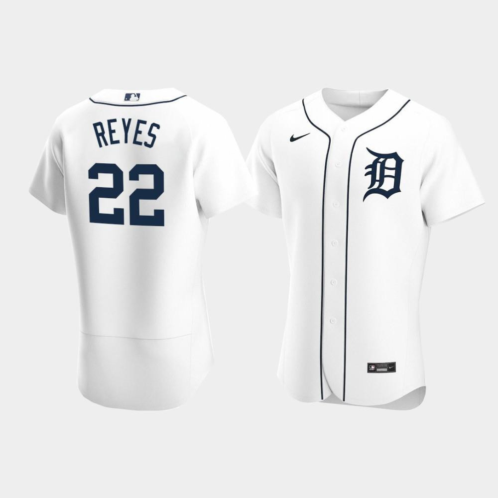 Victor Reyes 22 Detroit Tigers White Home MLB Jersey Men's