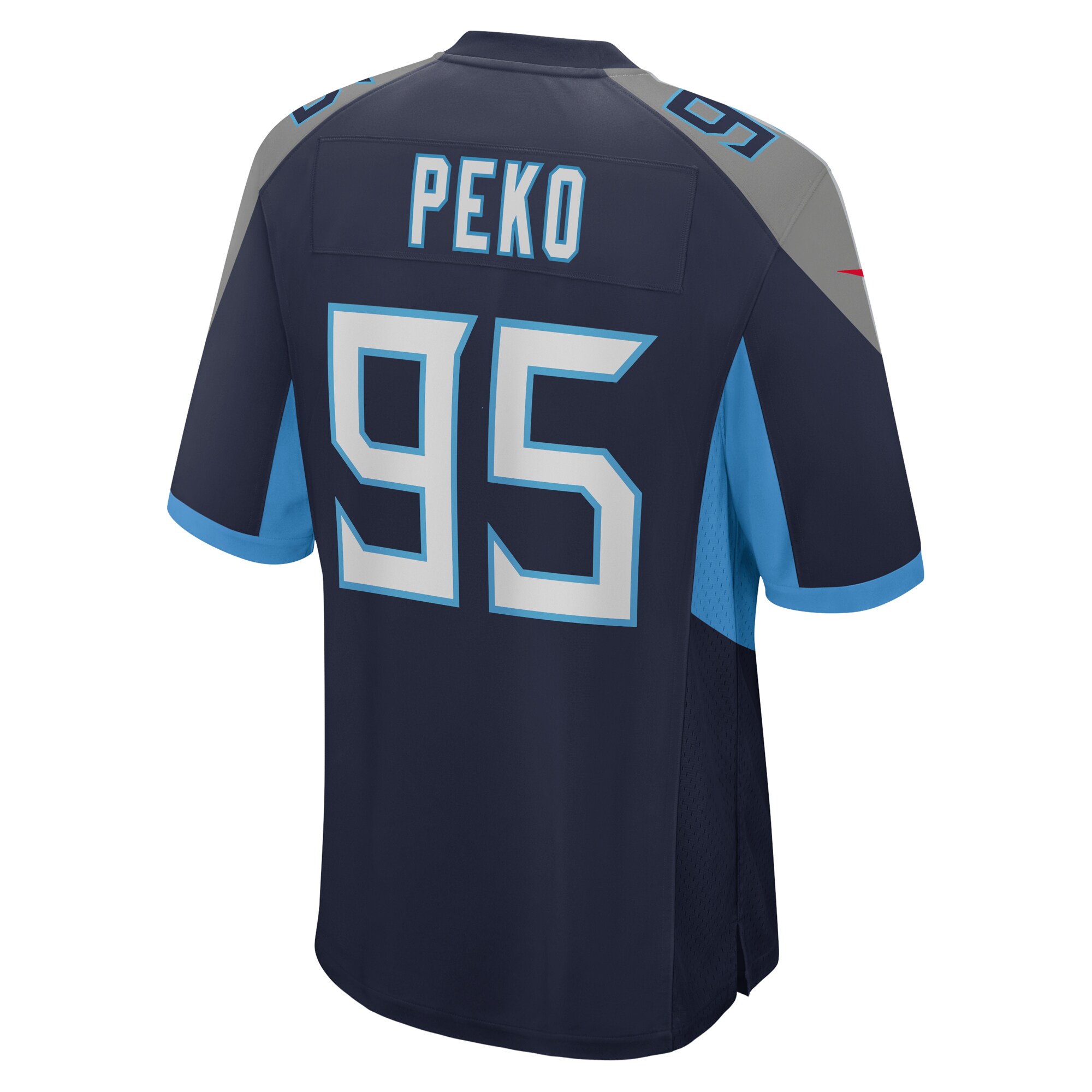 Tennessee Titans Kyle Peko Navy Team Game NFL Jersey Men's