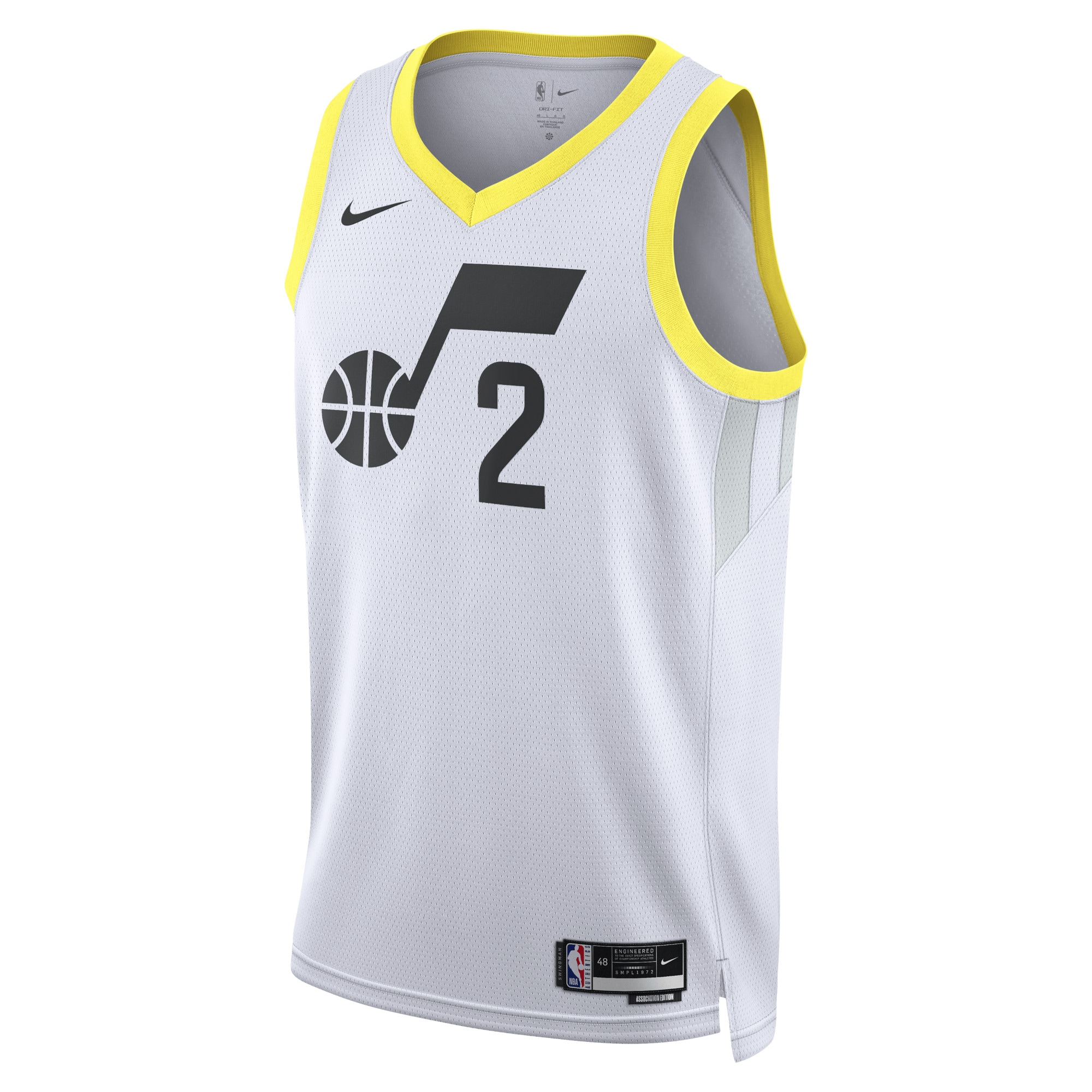 Utah Jazz Association Edition Swingman White Colin Sexto Unisex NBA Jersey Unisex