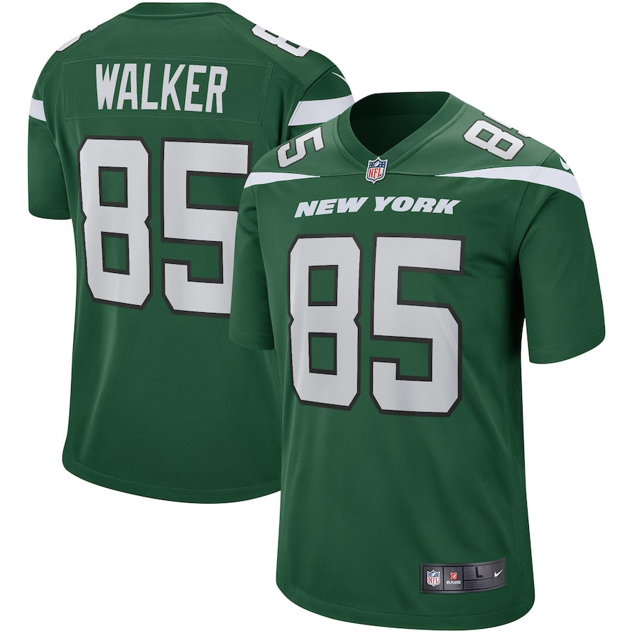 Wesley Walker 85 New York Jets Game Retired Gotham Green NFL Jersey Men's