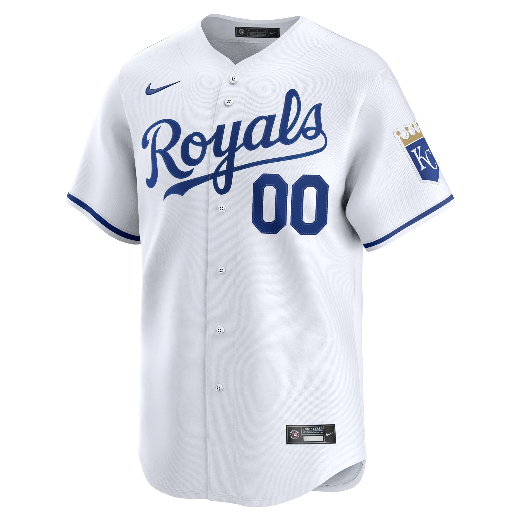 Kansas City Royals White Home Limited Pick-A-Player Retired Roster MLB Jersey Men's