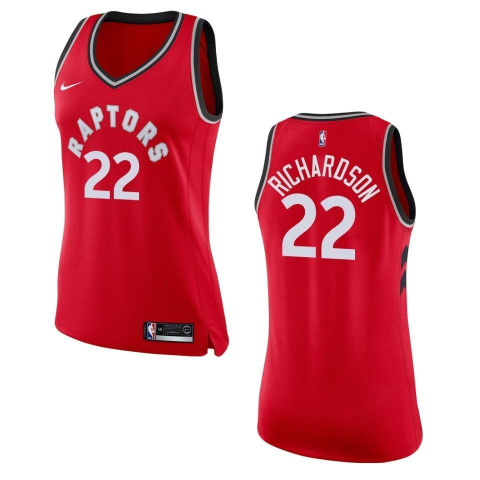 Toronto Raptors 22 Malachi Richardson Icon Swingman Red NBA Jersey Women's