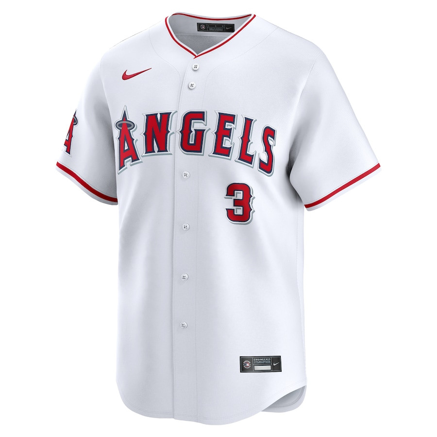 Taylor Ward 3 Los Angeles Angels Home Limited White MLB Jersey Men's