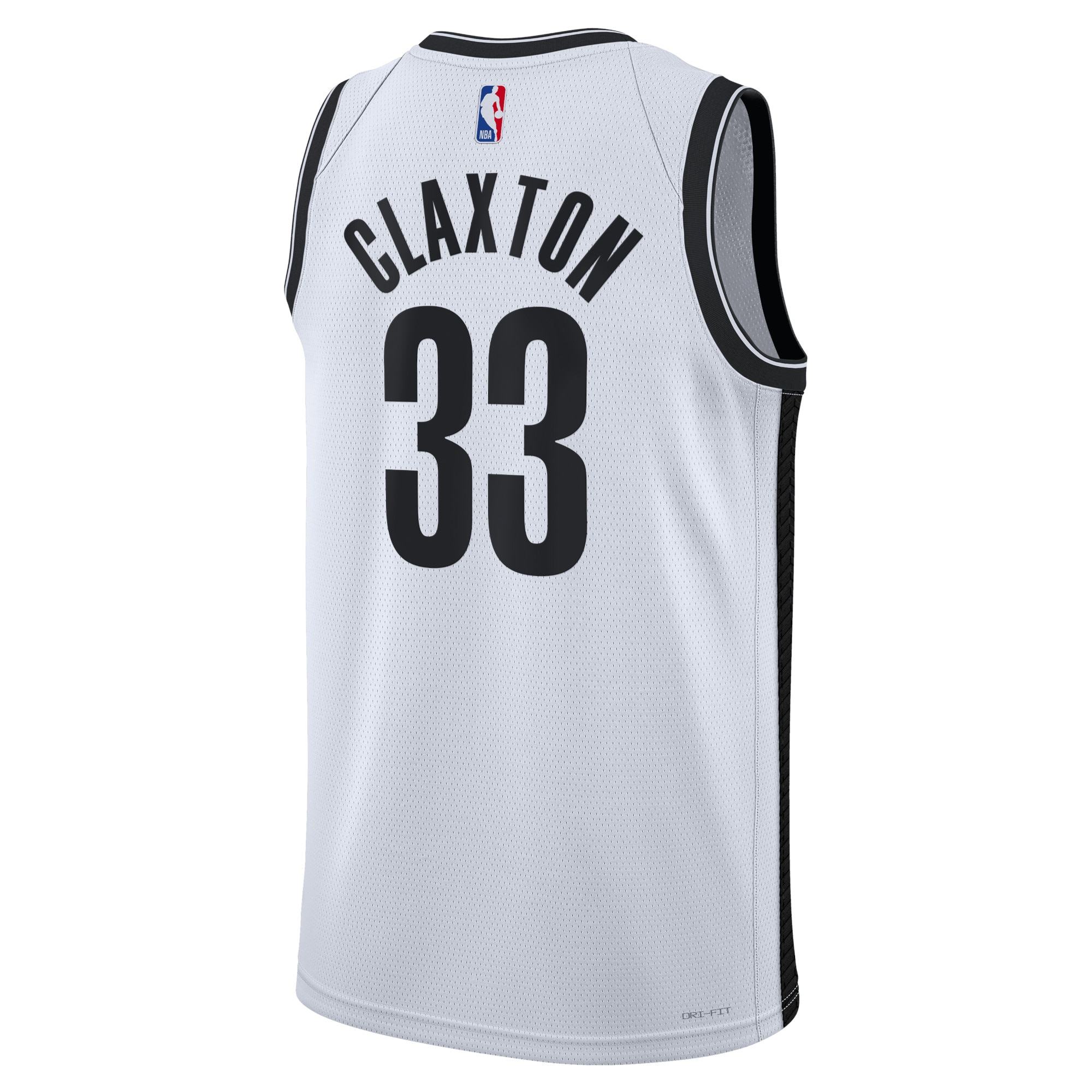 Brooklyn Nets Association Edition Swingman White Nic Claxto Unisex NBA Jersey Unisex