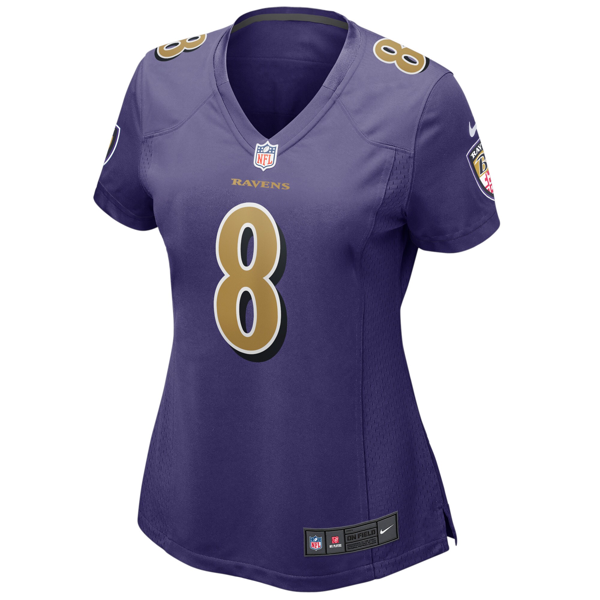 Baltimore Ravens Lamar Jackson Purple Alternate Game Player NFL Jersey Women's