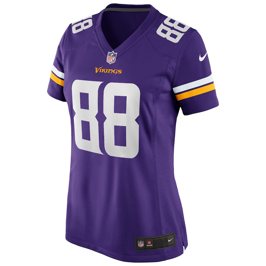 Alan Page 88 Minnesota Vikings Game Retired Purple NFL Jersey Women's