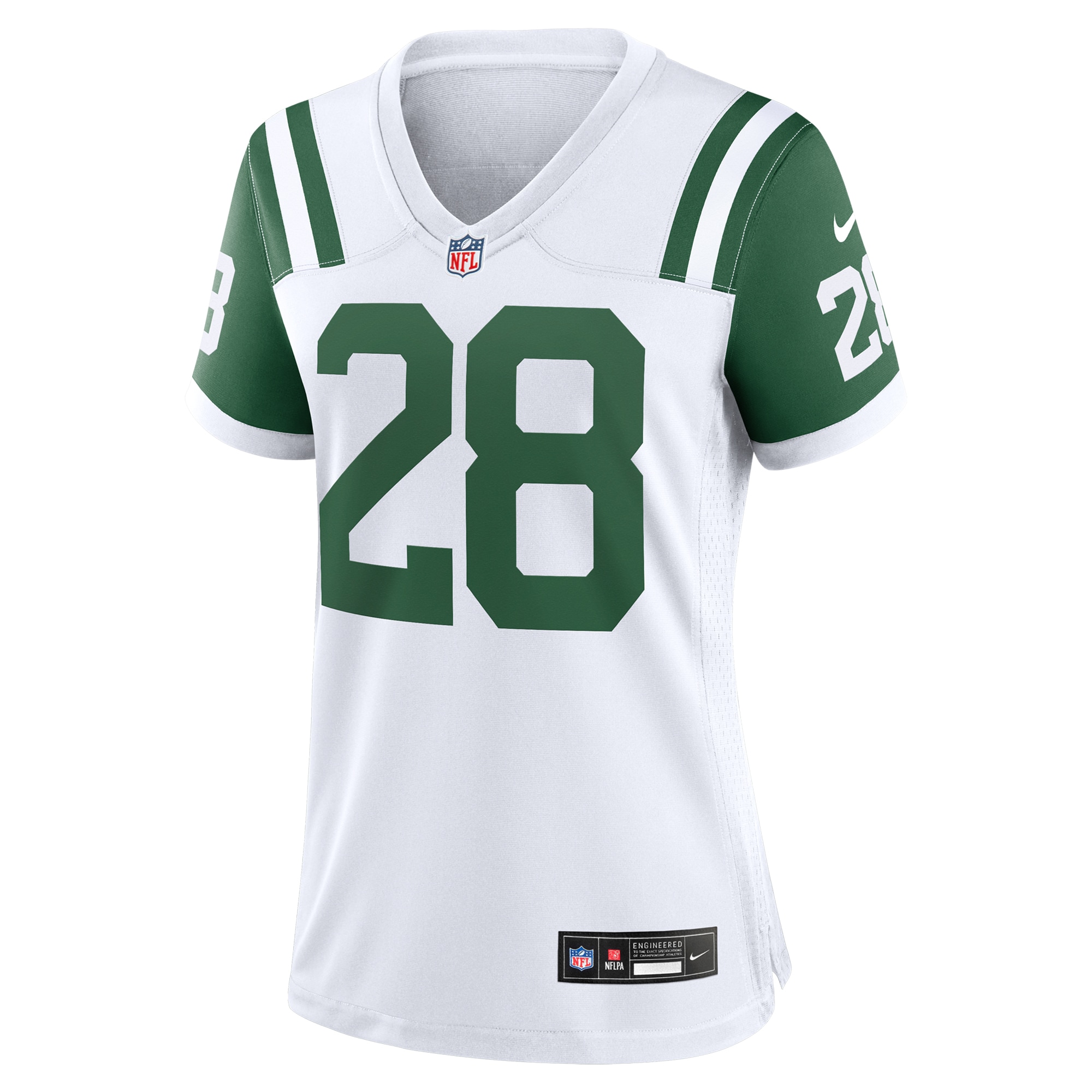 New York Jets Curtis Martin White Classic Alternate Retired Player Game NFL Jersey Women's