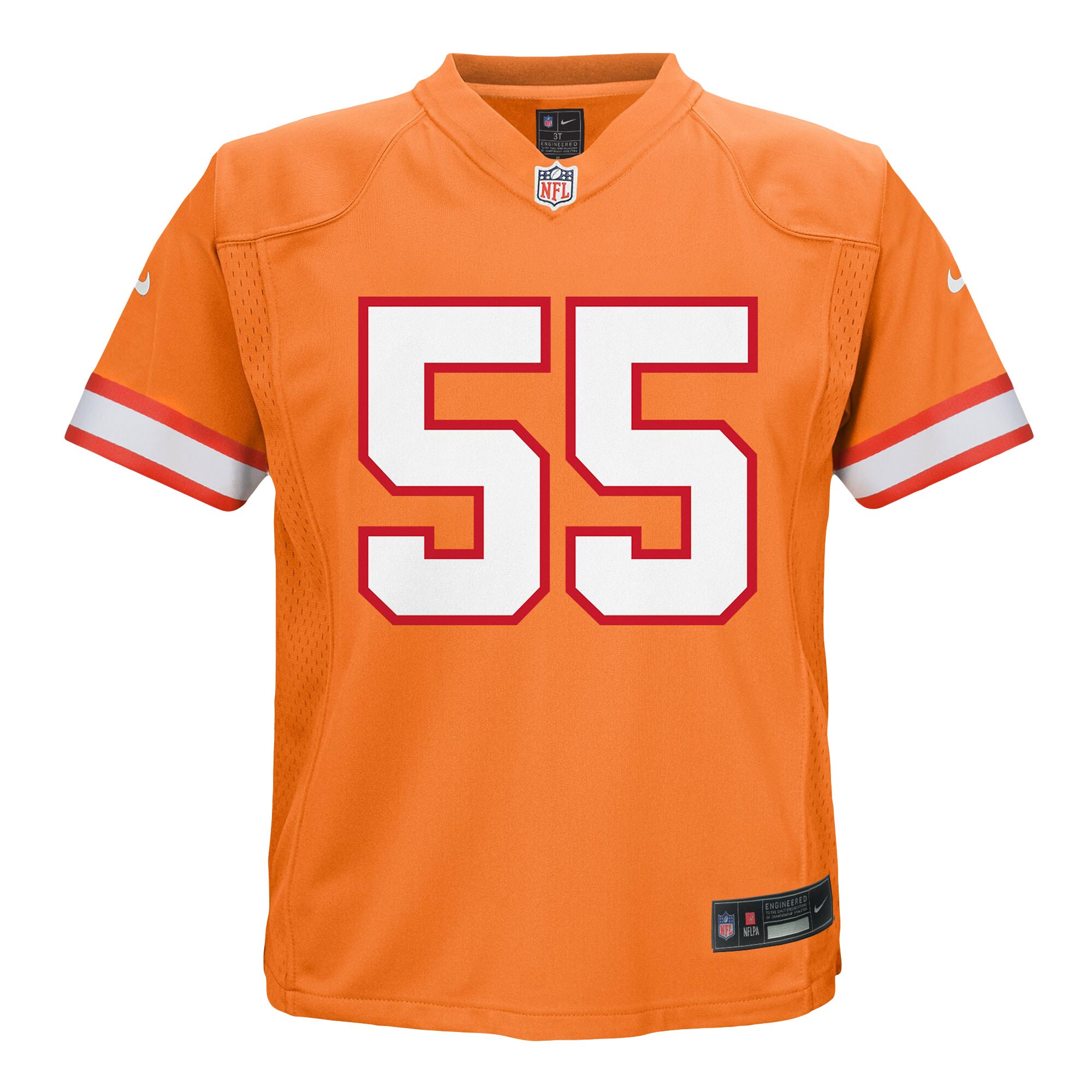 Preschool Tampa Bay Buccaneers Derrick Brooks Orange Retired Player Game NFL Jersey Men's