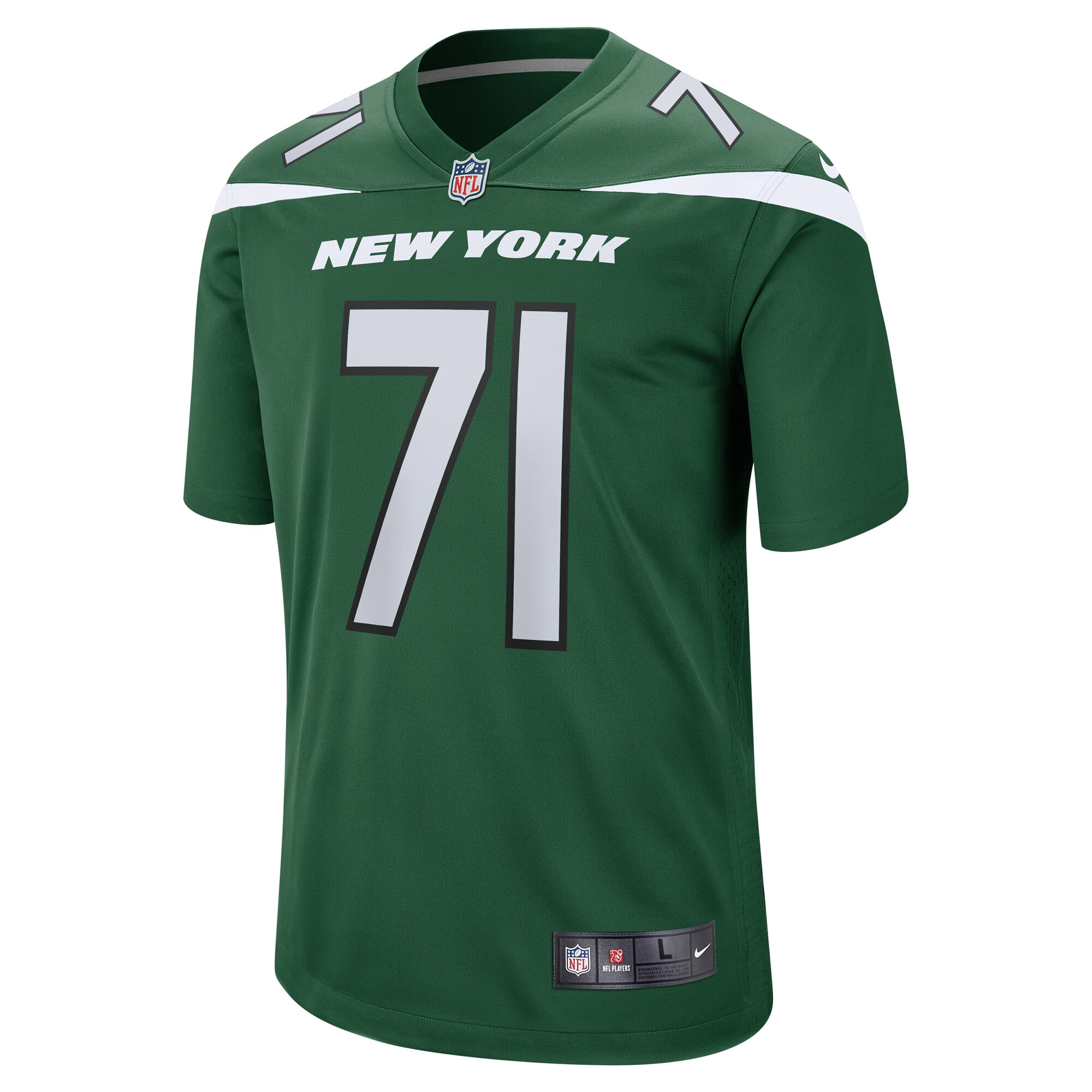 New York Jets Wes Schweitzer Green Game NFL Jersey Men's
